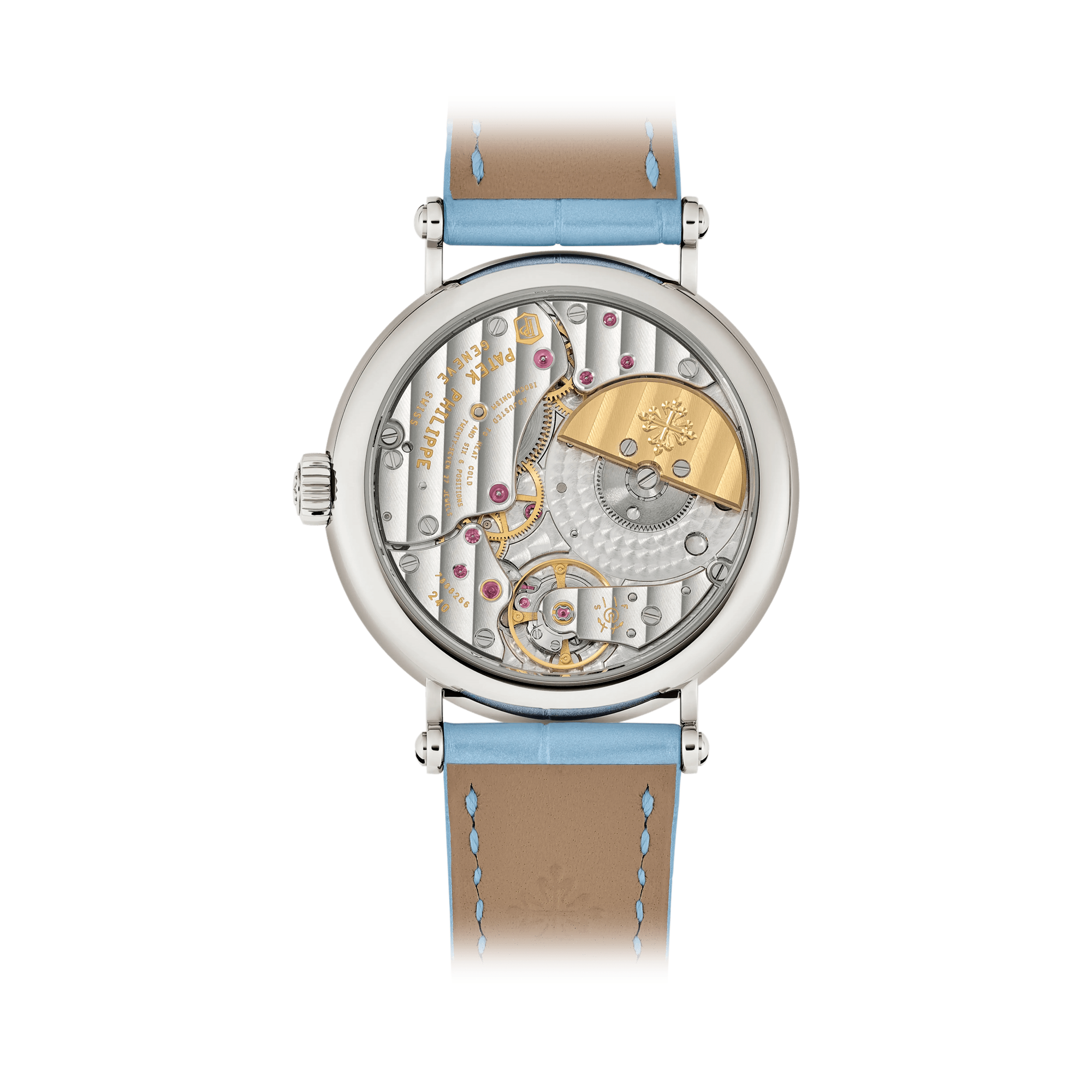 Patek Philippe Complications 38mm, Blue-Grey Dial, Arabic Numerals_2