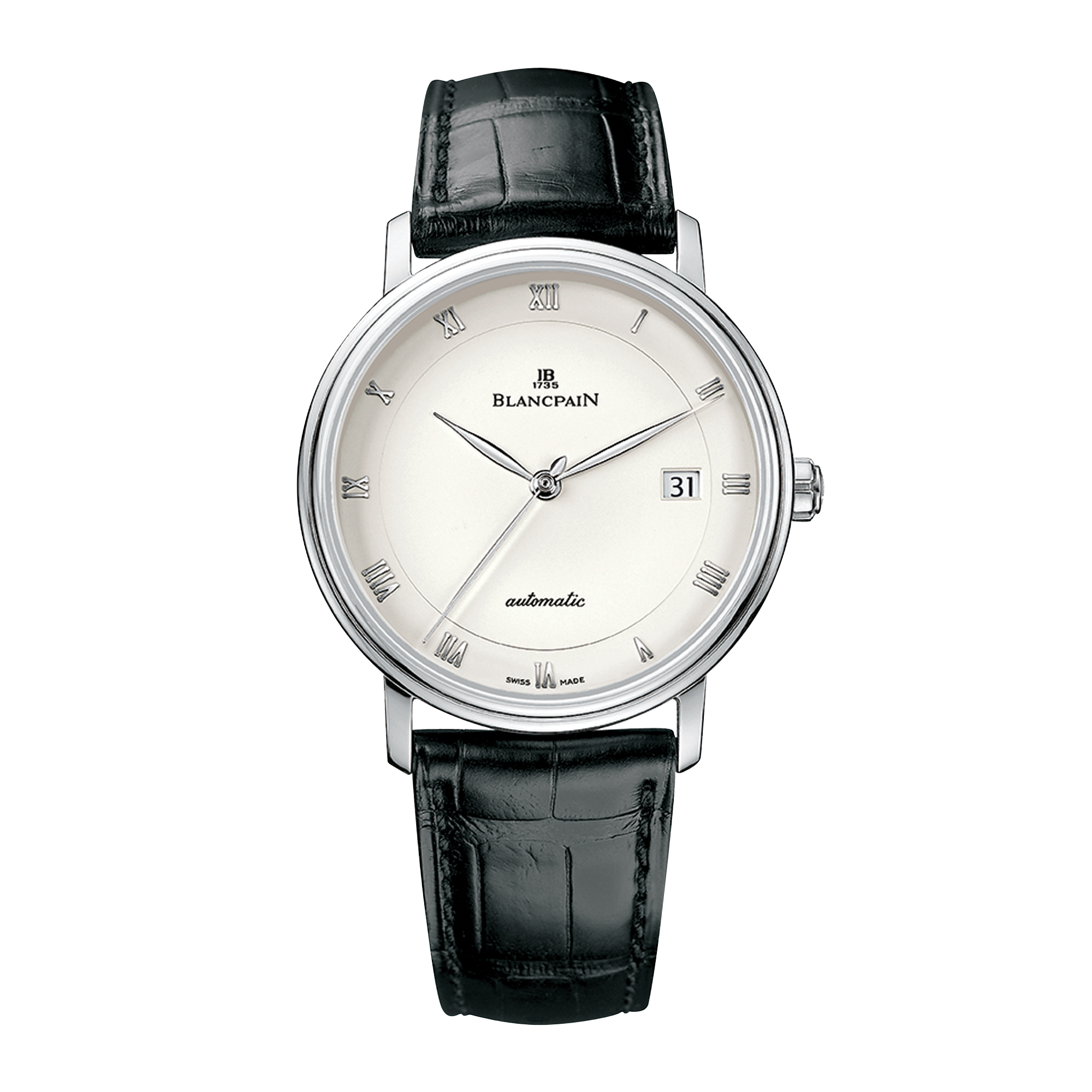 Blancpain Villeret 37.6mm, White Dial, Roman Numerals_1