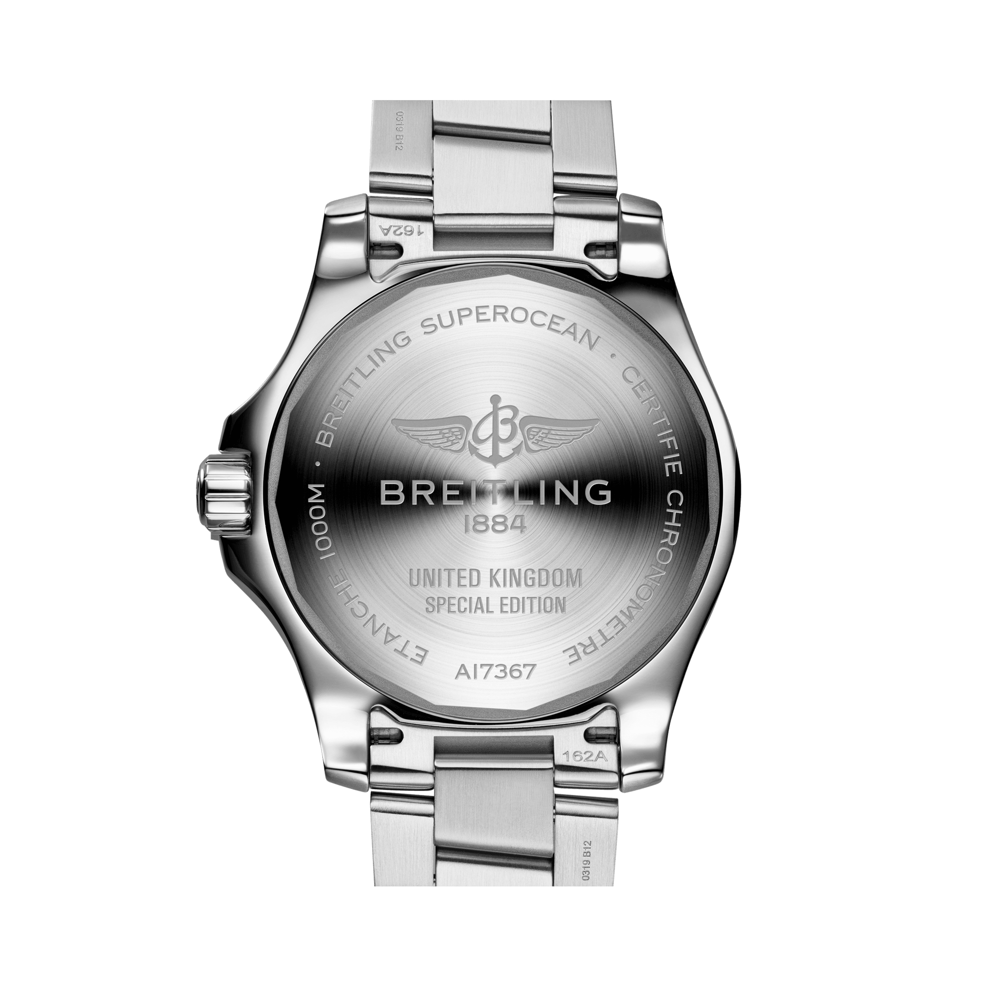Breitling SUPEROCEAN AUTOMATIC 44 United Kingdom Special Edition 44mm, Black Dial, Arabic and Baton Numerals_4