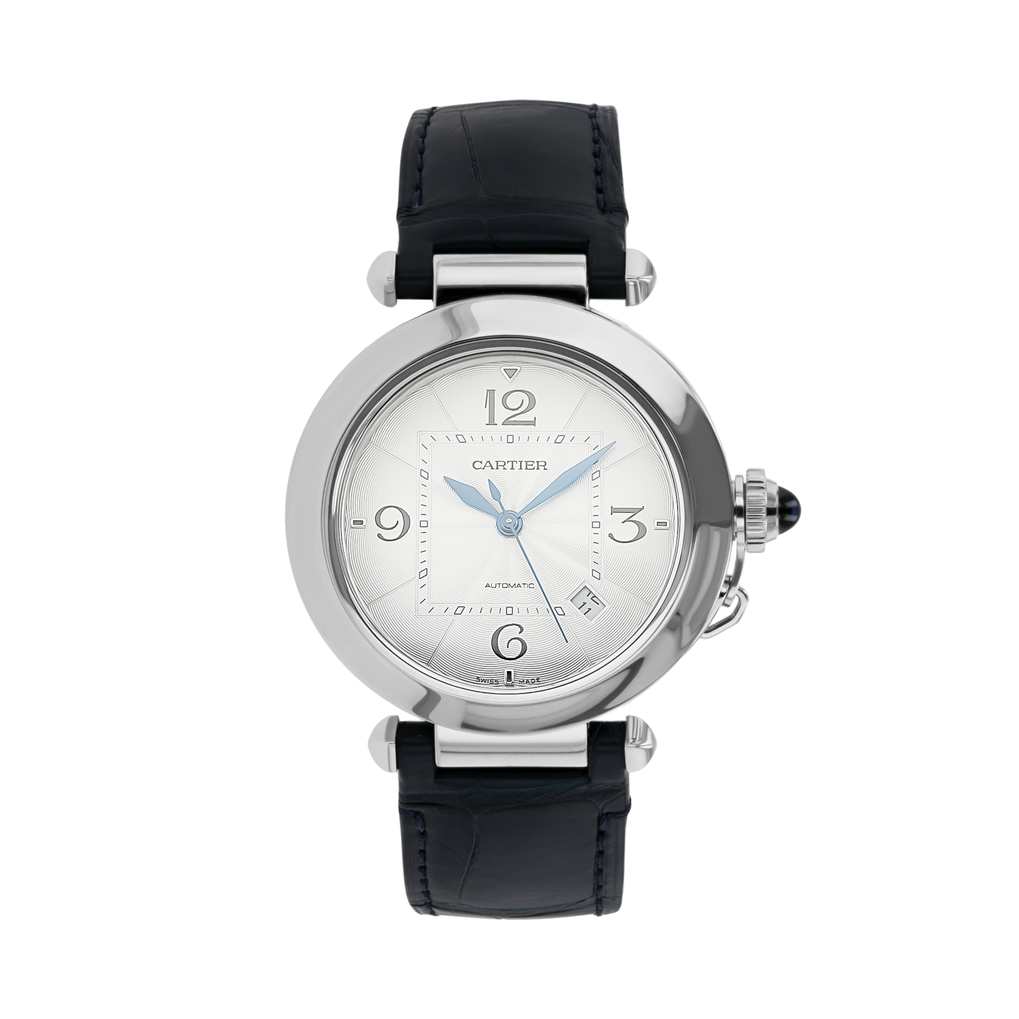 Cartier Pasha 41mm, Silver Dial, Arabic Numerals_5
