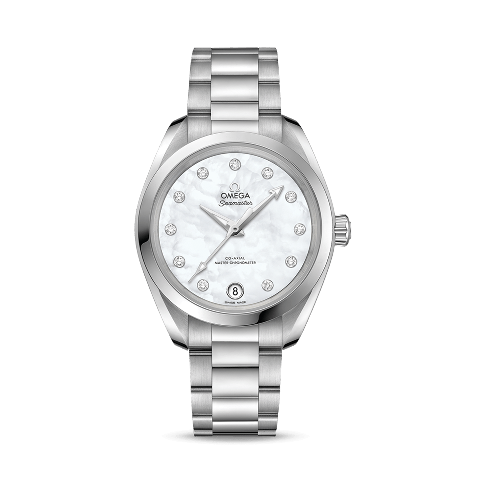 OMEGA Seamaster Aqua Terra 150m 34mm, Mother of Pearl Dial, Diamond Numerals_1