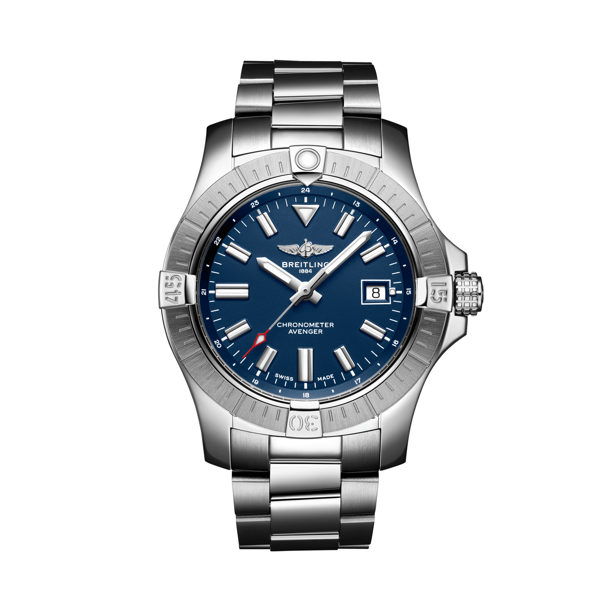 Breitling Avenger Automatic 43 43mm, Blue Dial, Baton Numeral_1
