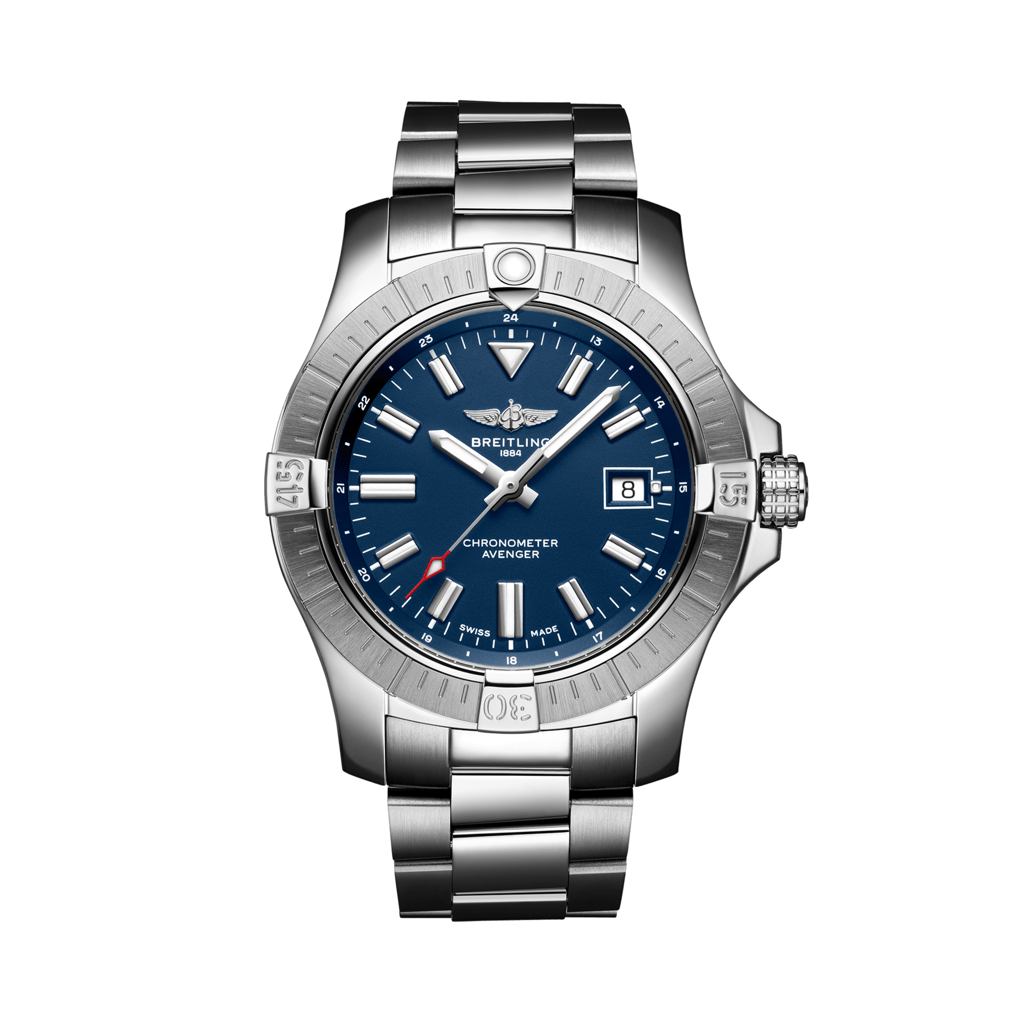 Breitling Avenger Automatic 43 43mm, Blue Dial, Baton Numeral_1