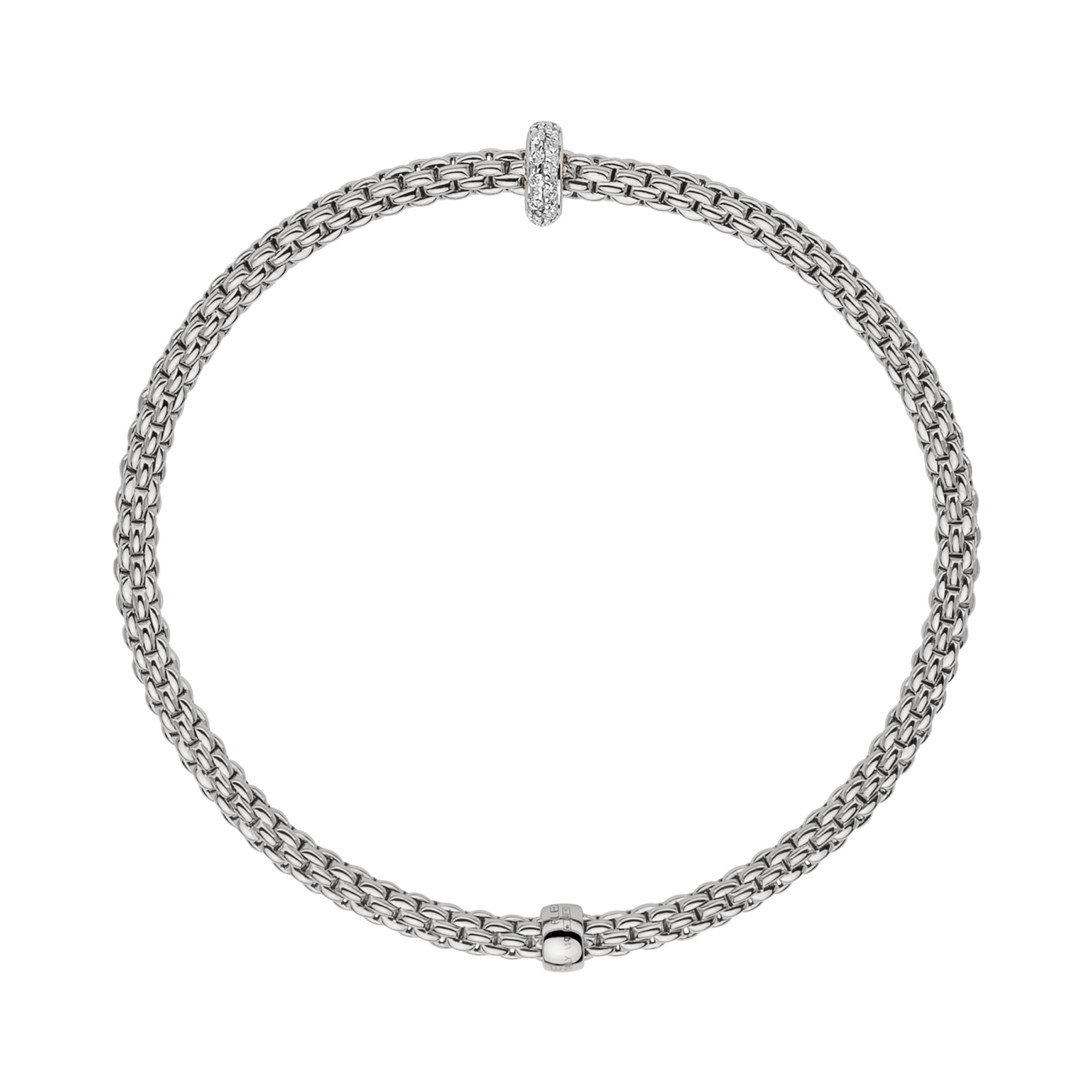 FOPE Prima Flex'It Medium Diamond Bracelet Brilliant Cut, Pave Set_2