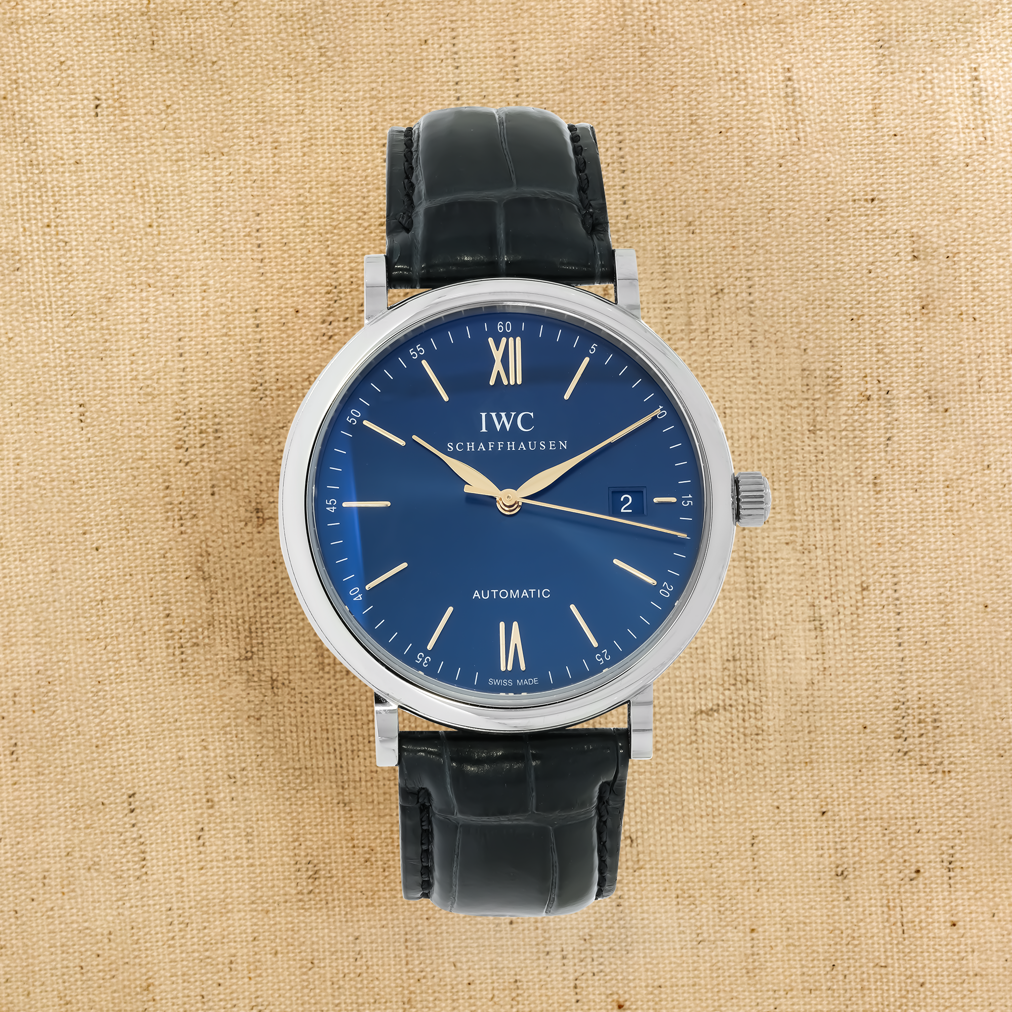 Pre-Owned IWC Portofino Automatic 40mm, Blue Dial, Roman Numerals_1