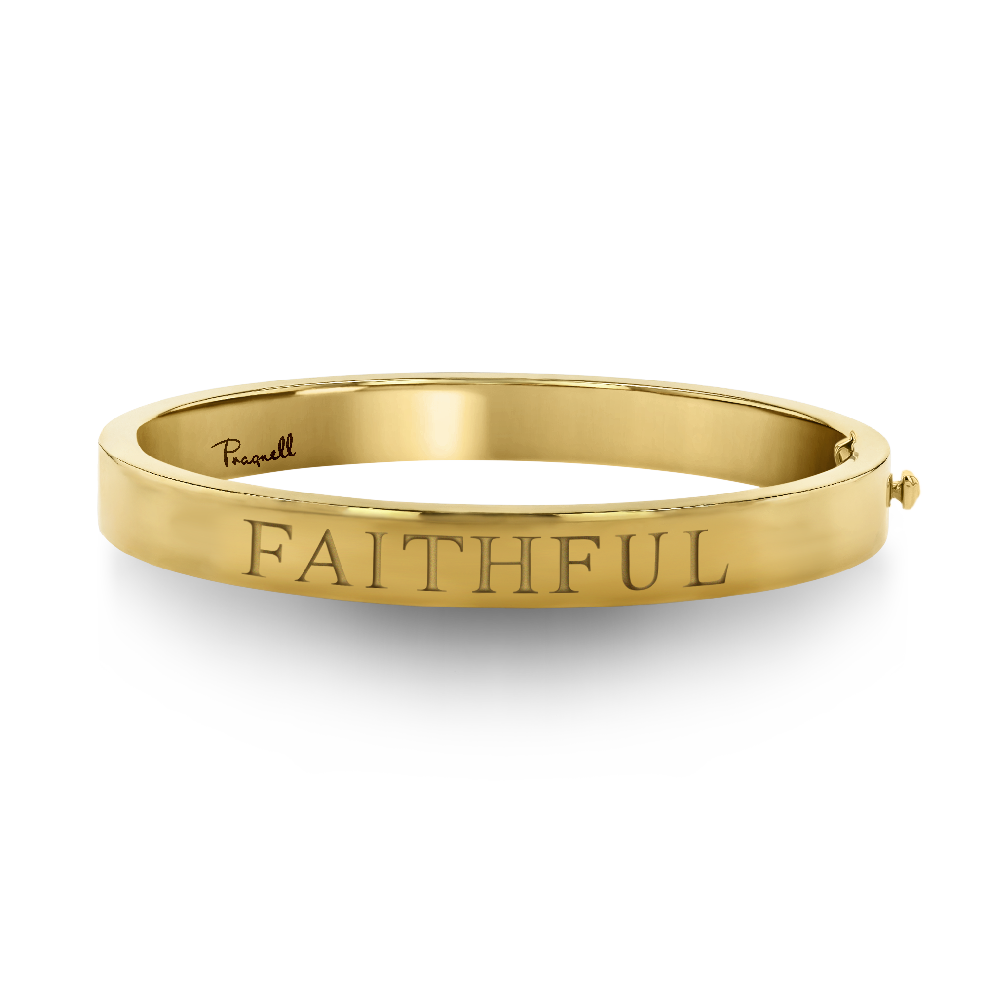 Plain Polished 8mm Square Bangle _1