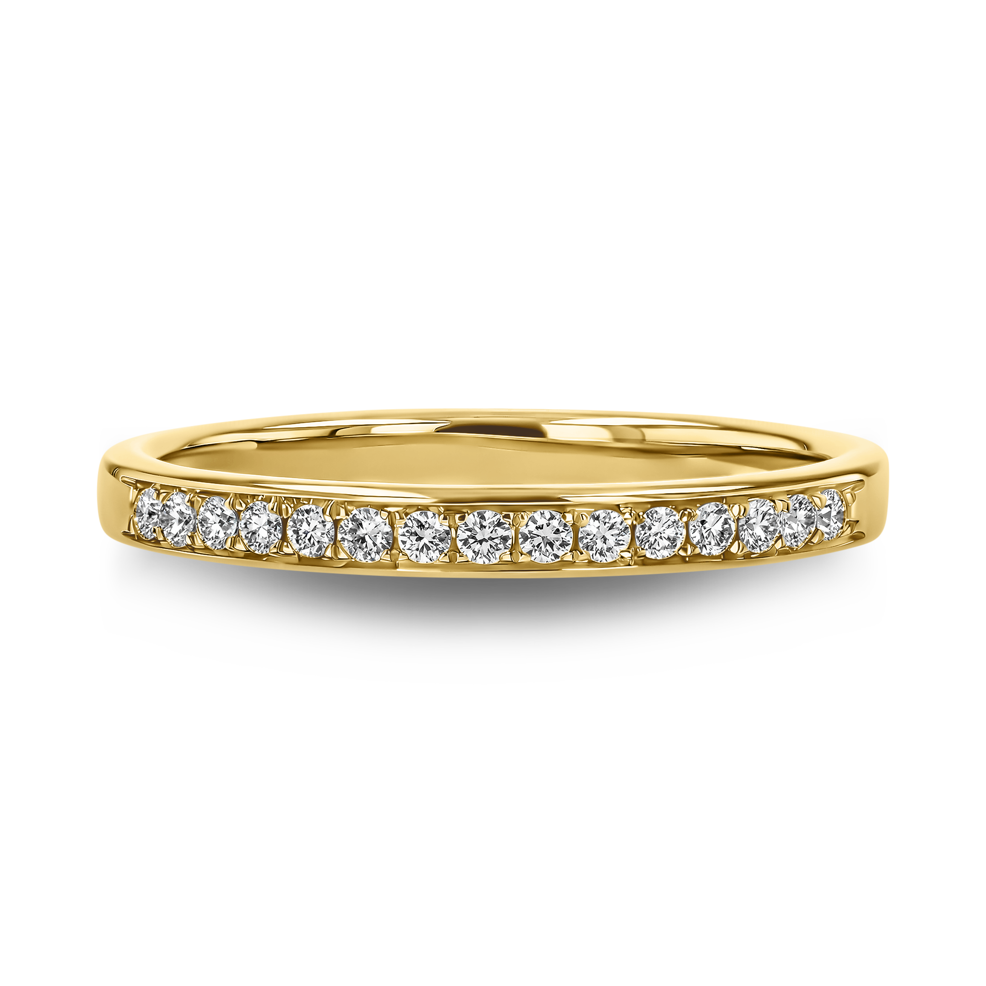 Brilliant Cut Diamond Half Eternity Ring Brilliant Cut, Half Eternity, Thread Set_2