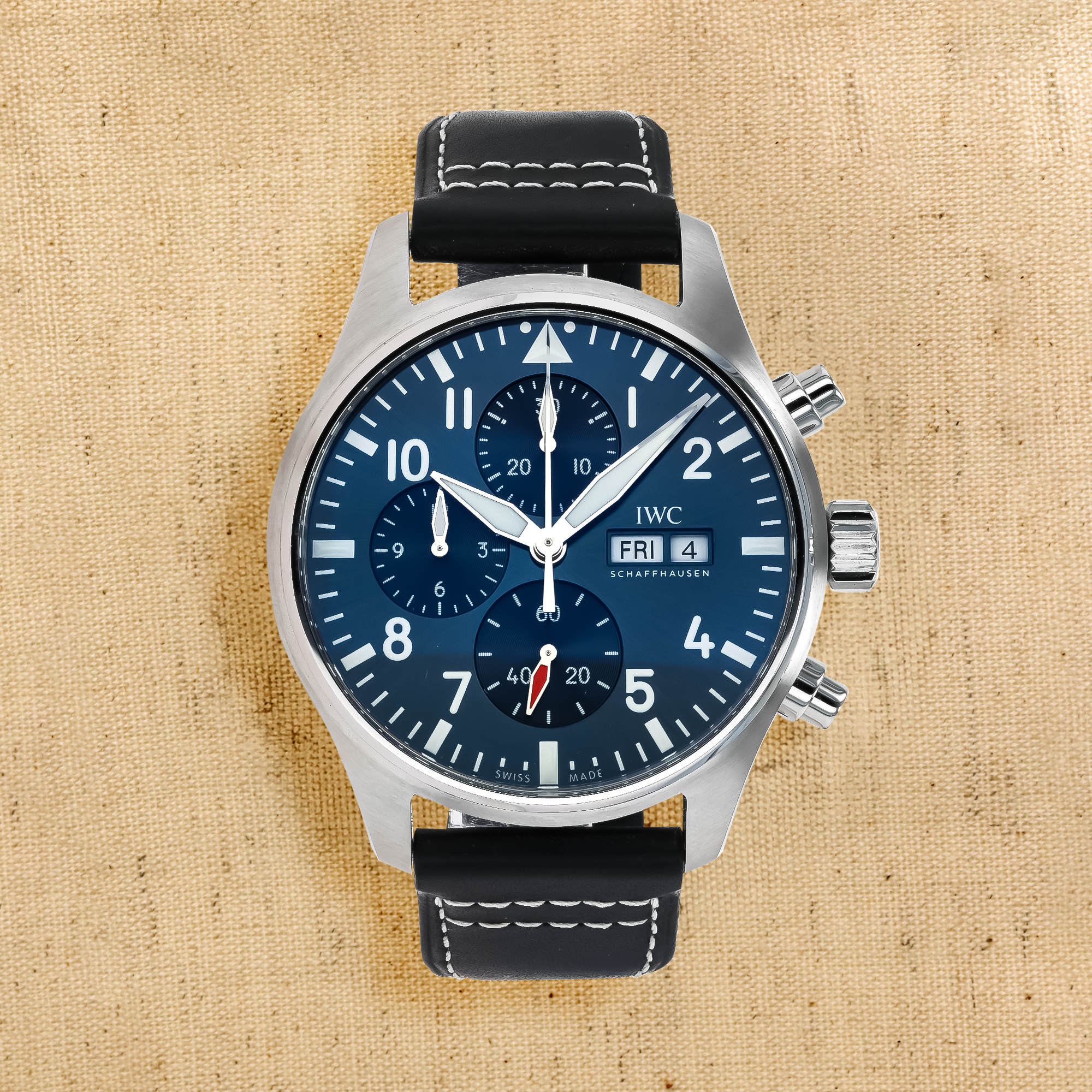 Pre-Owned IWC Pilot's Chronograph 43mm, Blue Dial, Arabic Numerals_1