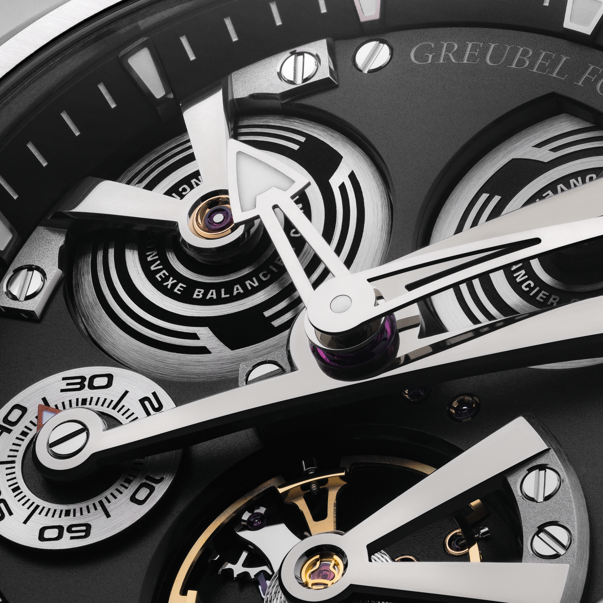 Greubel Forsey Balancier Convexe 3 41.5mm, Black Dial, Baton Numerals_3