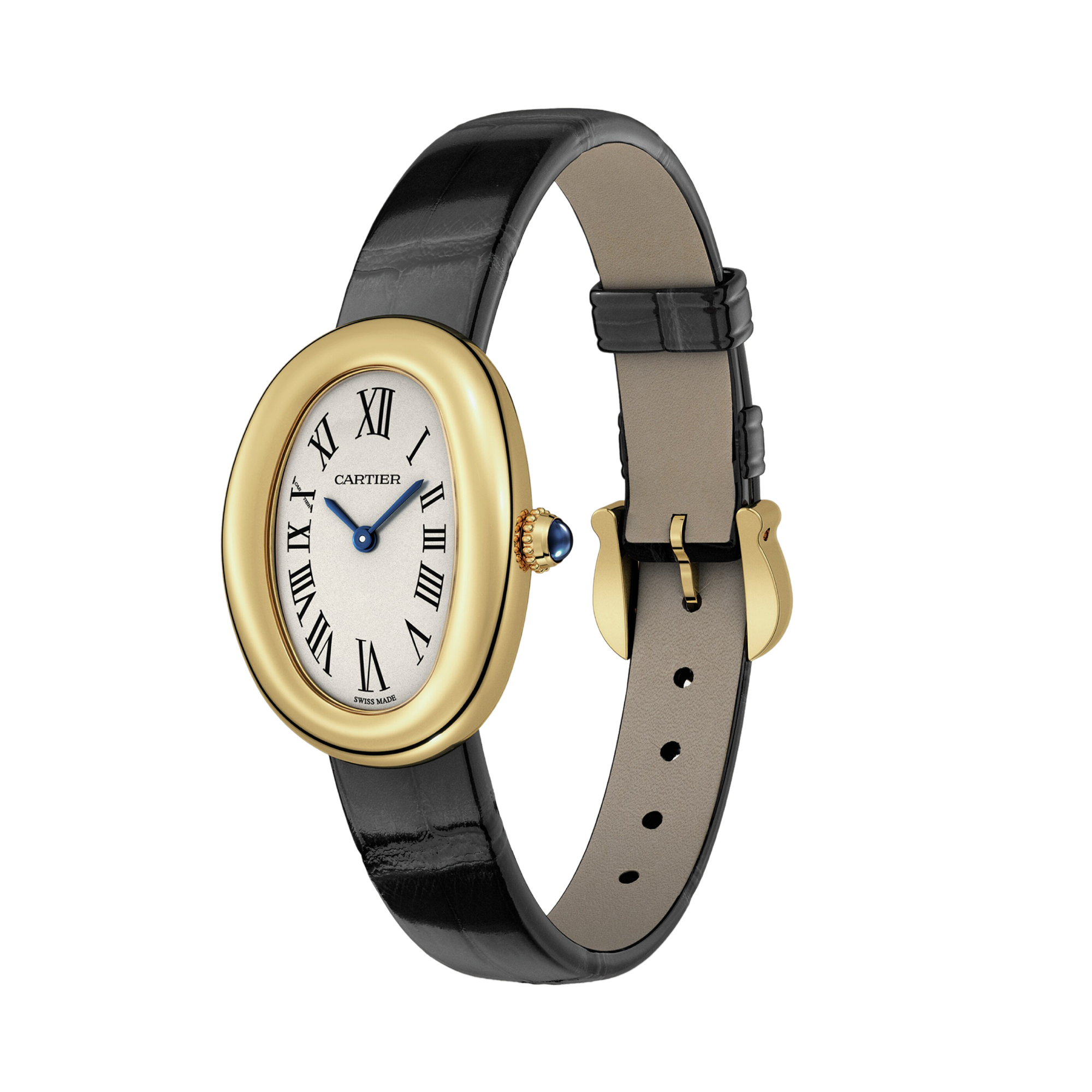 Cartier Baignoire 23mm, Silver Dial, Roman Numerals_2