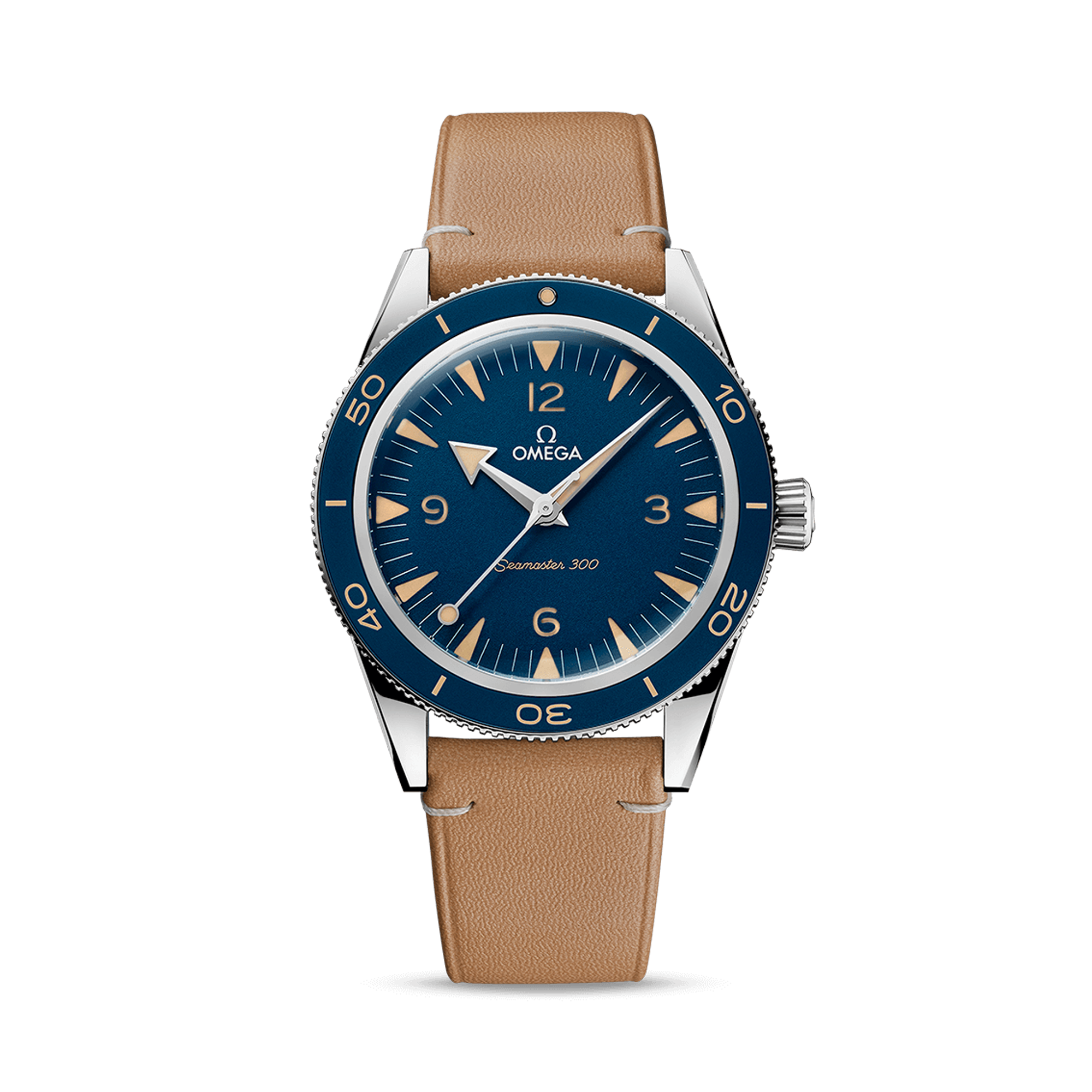 OMEGA Seamaster 300 41mm, Blue Dial, Arabic Numerals_1