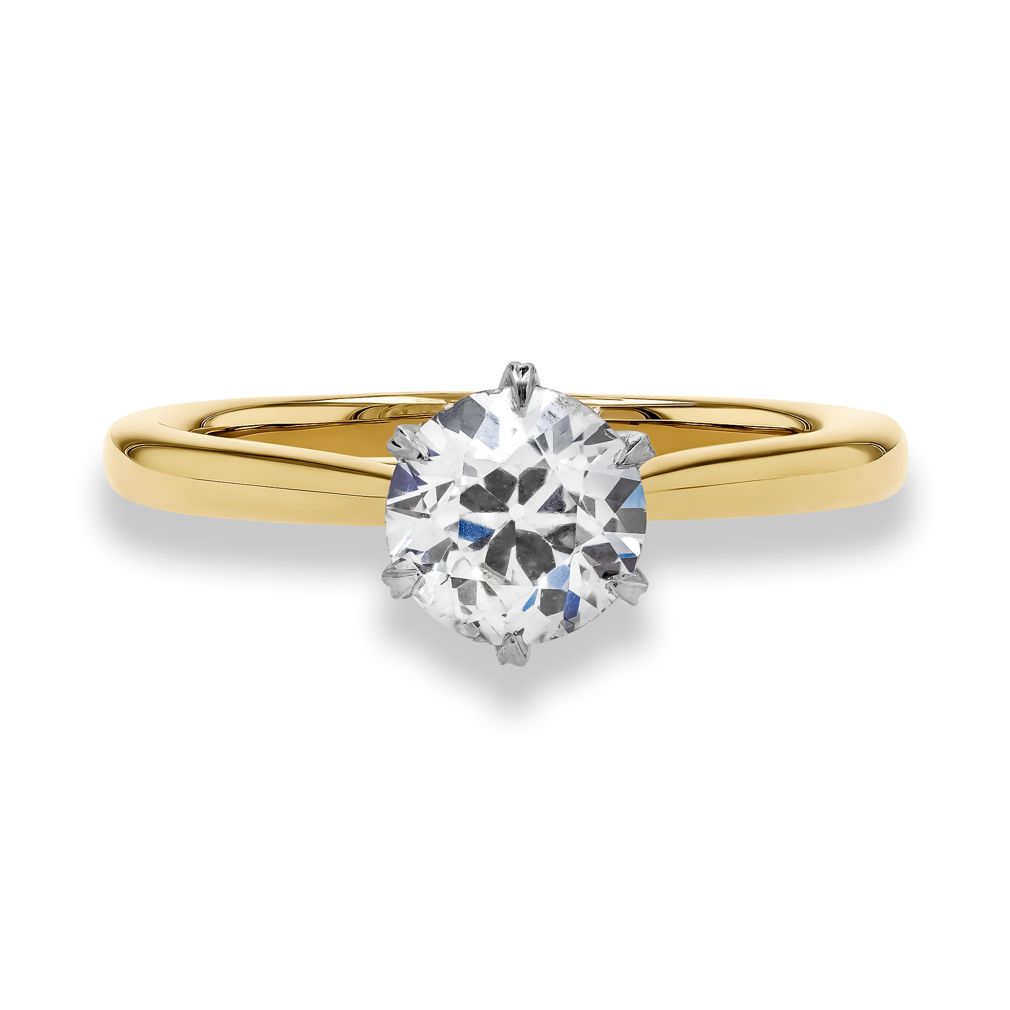 Coronet Old Cut 0.865ct Diamond Ring Old Cut, Claw Set_2