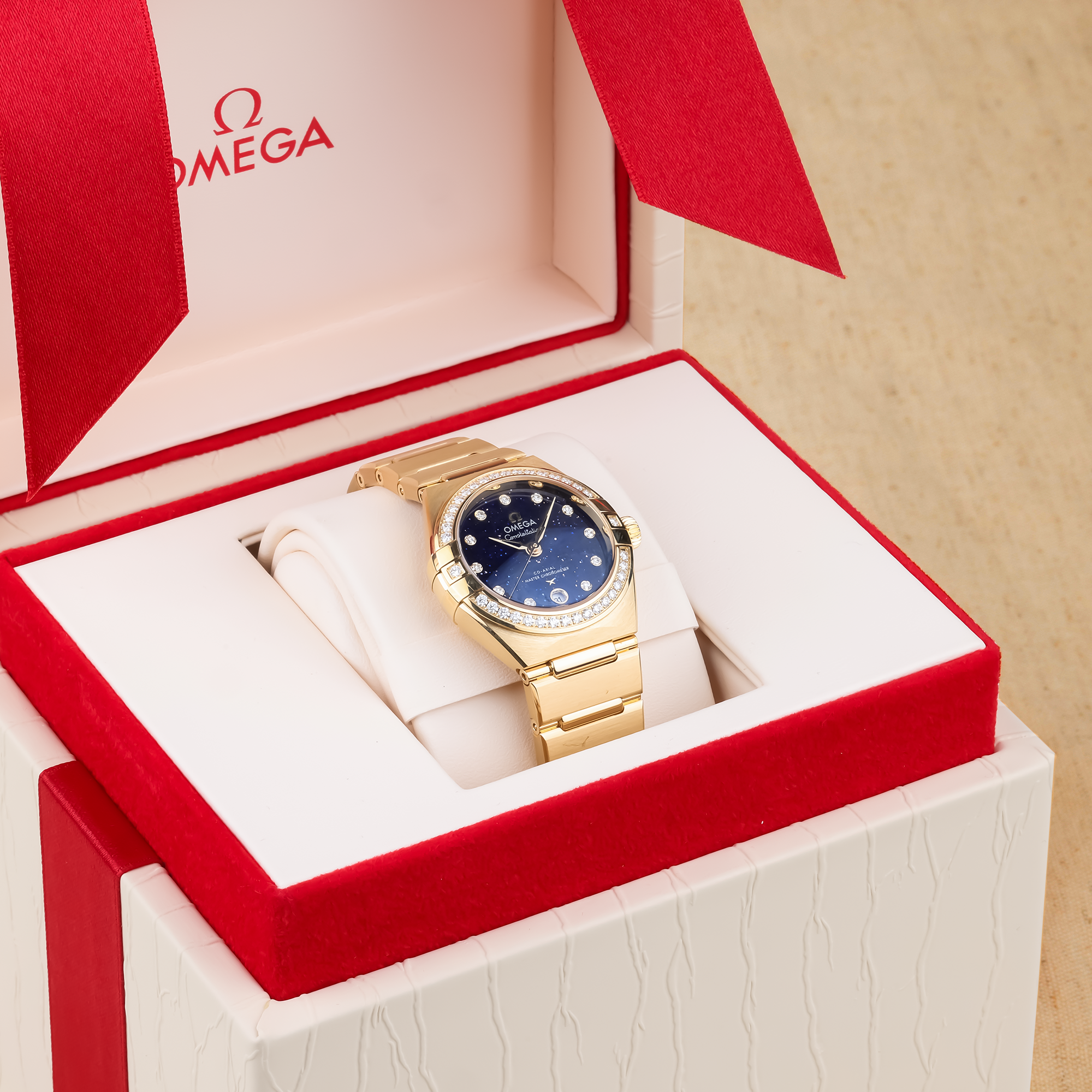 Pre-Owned OMEGA Constellation 29mm, Blue Dial, Diamond Numerals_9