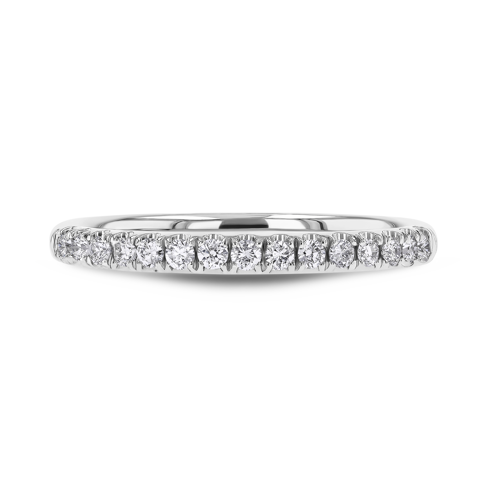 Celestial 0.22ct Diamond Half Eternity Ring Brilliant Cut, Micro Pavé Set_2