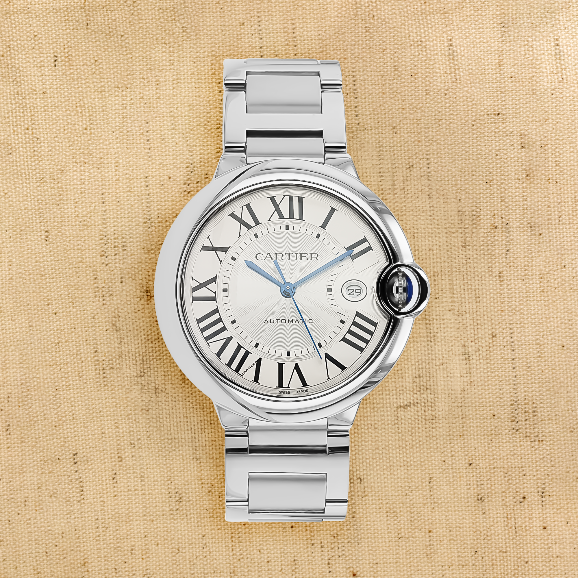 Cartier Ballon Bleu de Cartier 42mm, Silver Dial, Roman Numerals_1