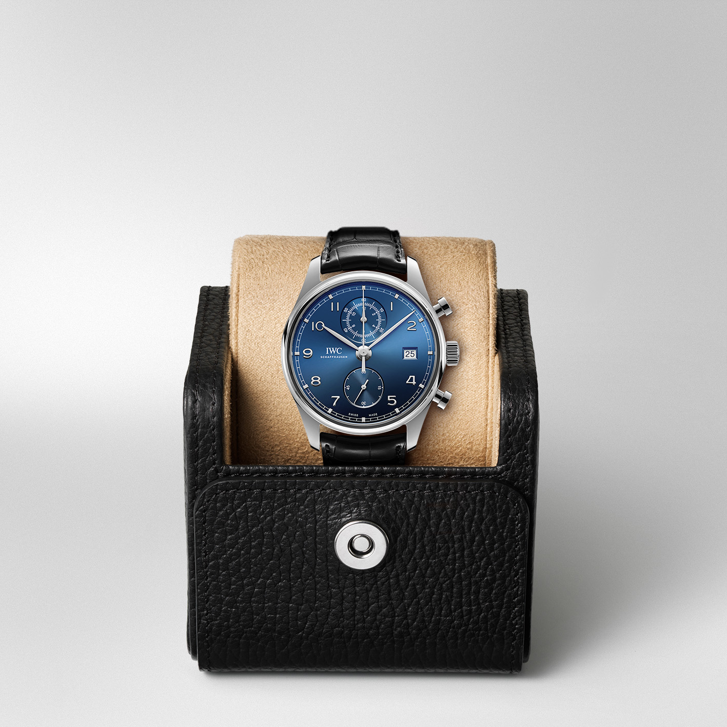 IWC Portugieser Chronograph Classic 42mm, Blue Dial, Arabic Numerals_5