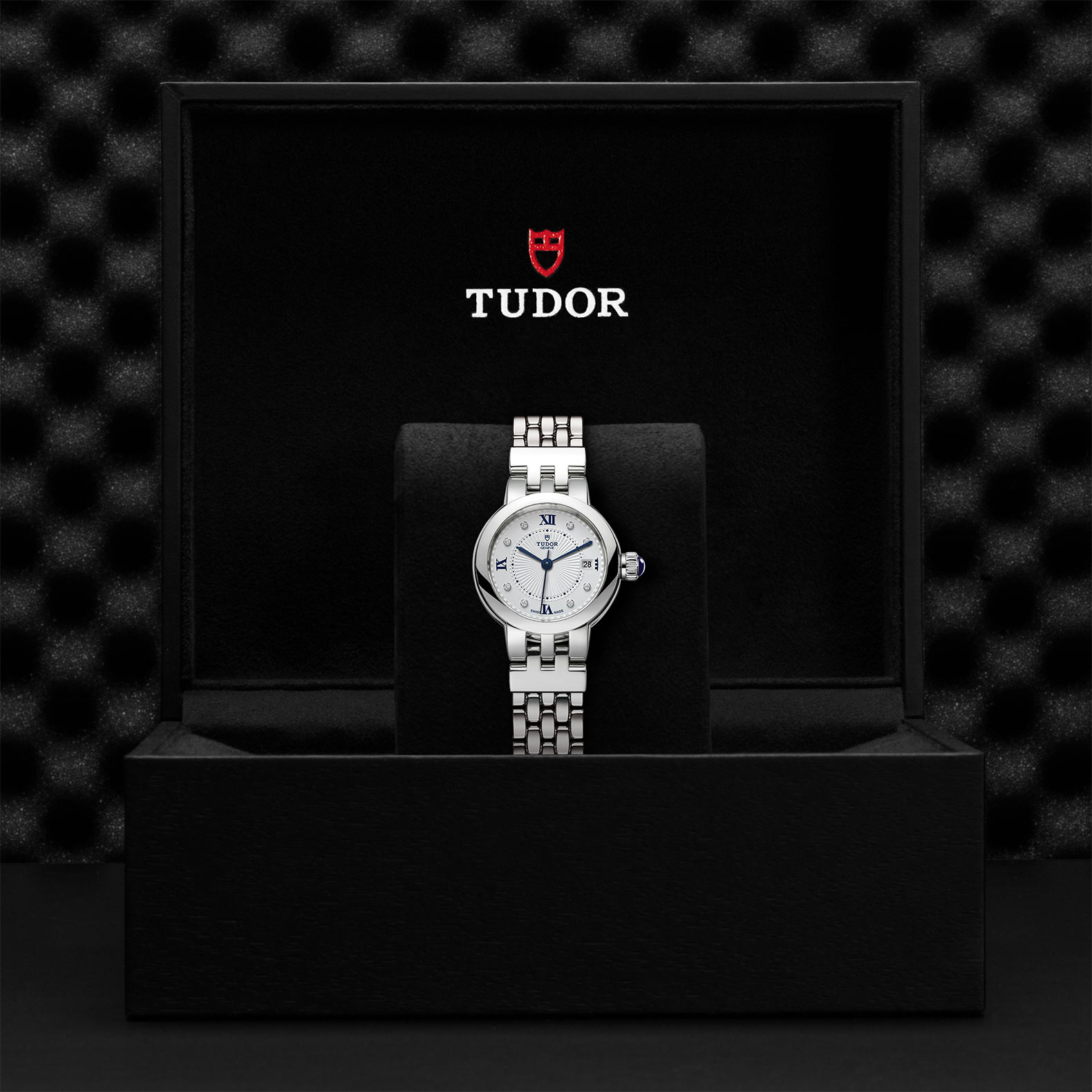 Tudor Clair De Rose 26mm. White Dial. Diamond Numerals_3