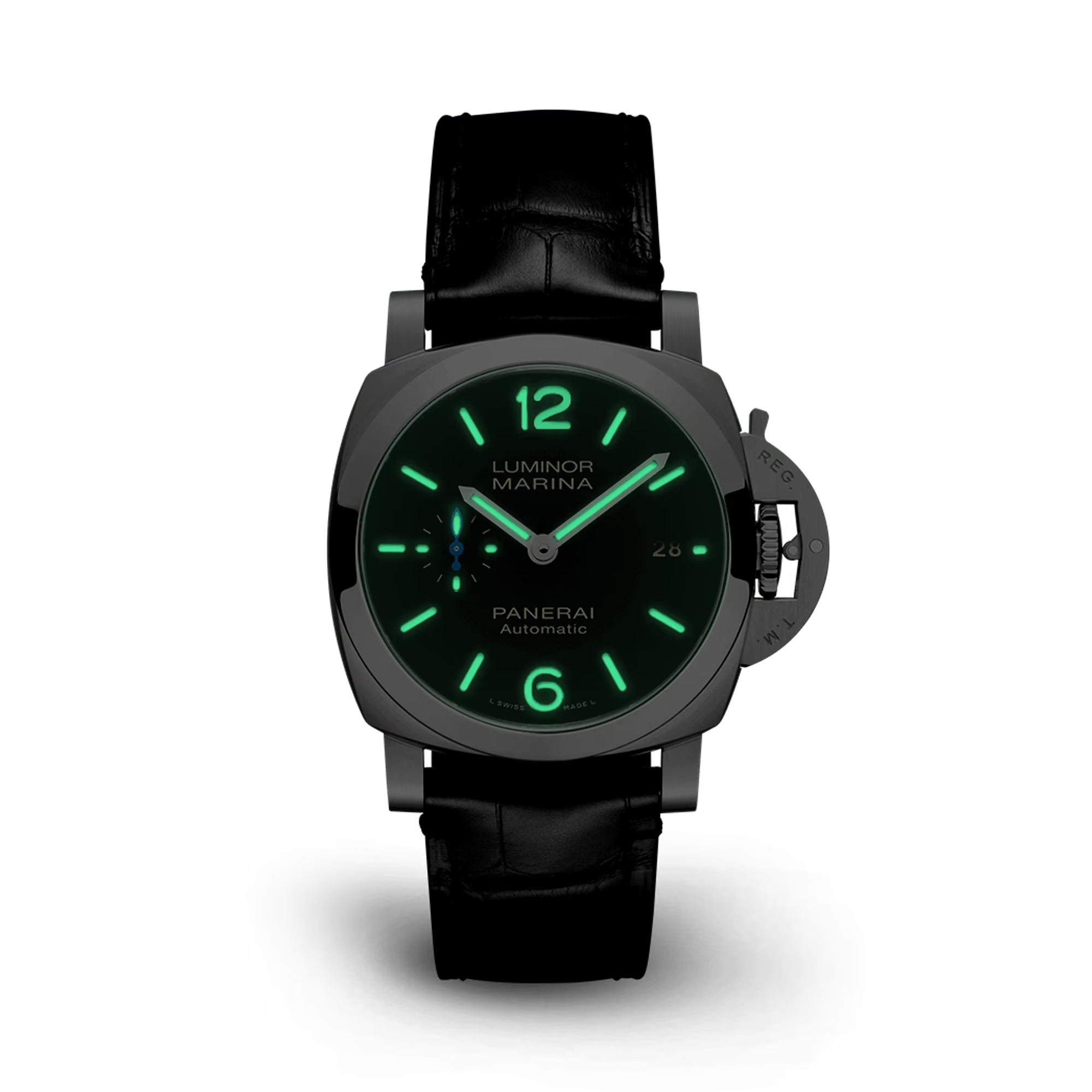 Panerai Luminor Marina Quaranta - 40mm 40mm, Black Dial, Arabic/Baton Numerals_3