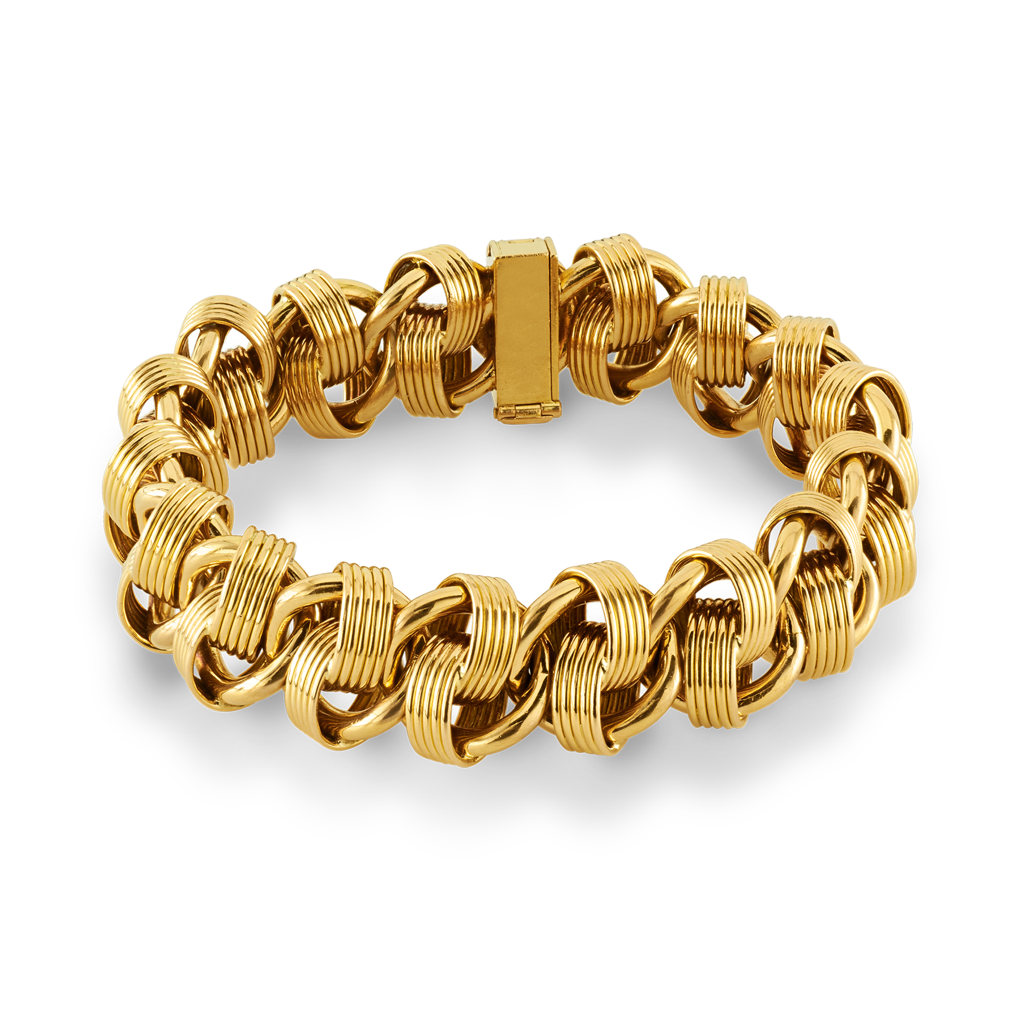 12mm CUBAN LINK BRACELET - 18k GOLD | CMGLinks