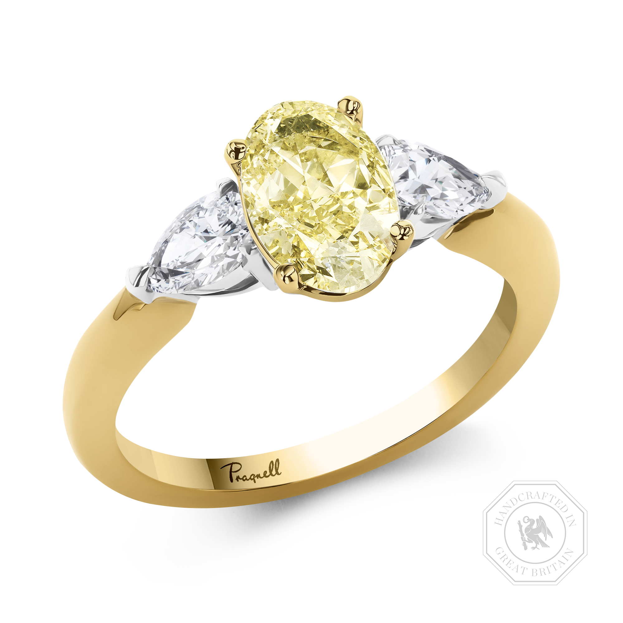 Classic 1.01ct Oval Cut Diamond Three Stone Ring Oval Cut, Claw Set_1