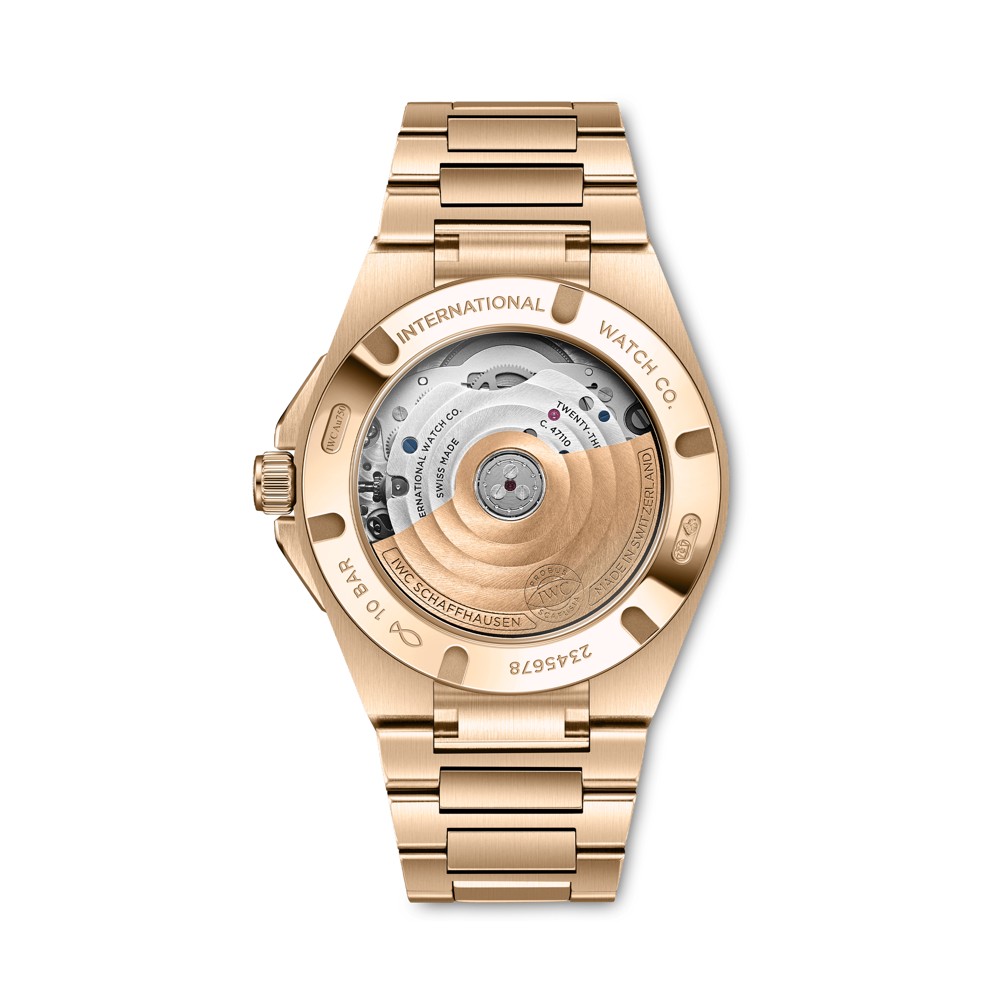 IWC Ingenieur 35.1mm, Gold Dial, Baton Numerals_2