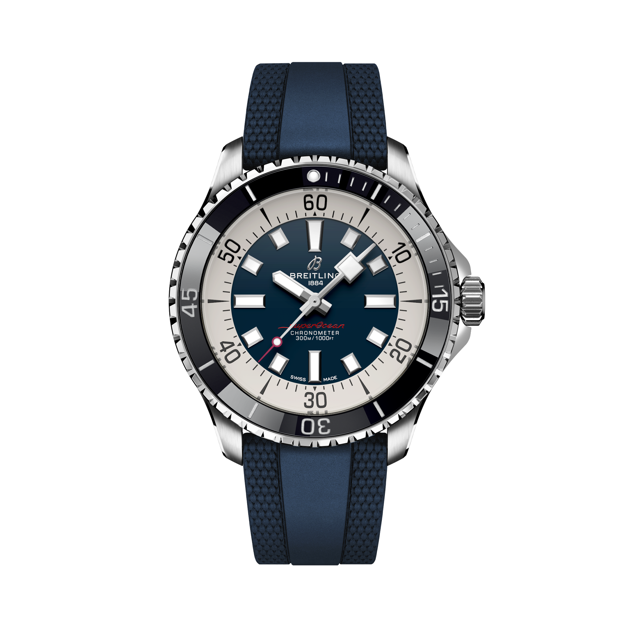 Breitling Superocean Automatic 44 44mm, Blue Dial, Arabic & Baton Numerals_1