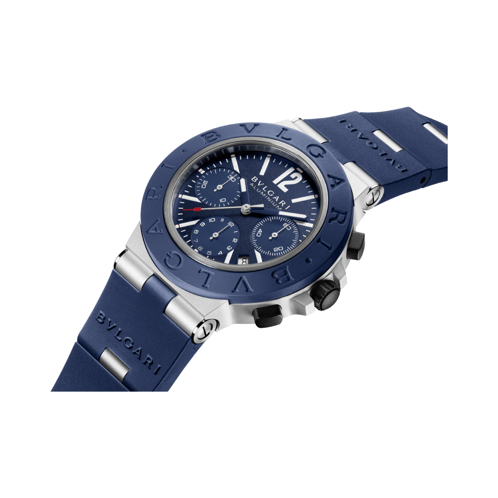 Bvlgari Bvlgari Aluminium 41mm, Blue Dial, Arabic/Baton Numerals_2