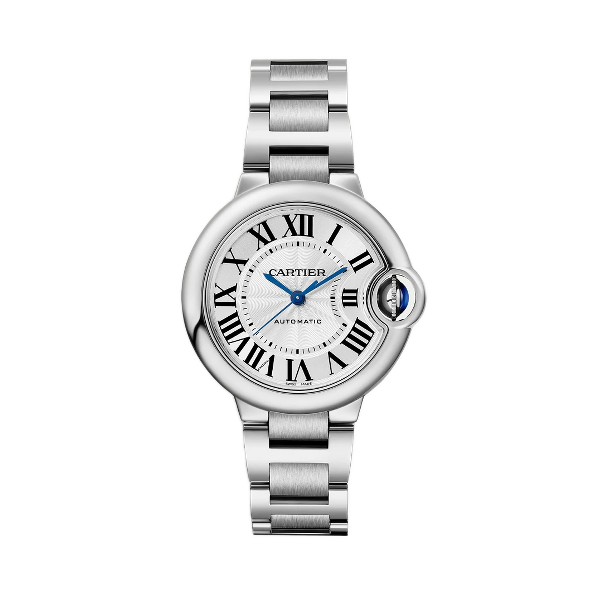 Cartier Ballon Bleu de Cartier 33mm, Silver Dial, Roman Numerals_1