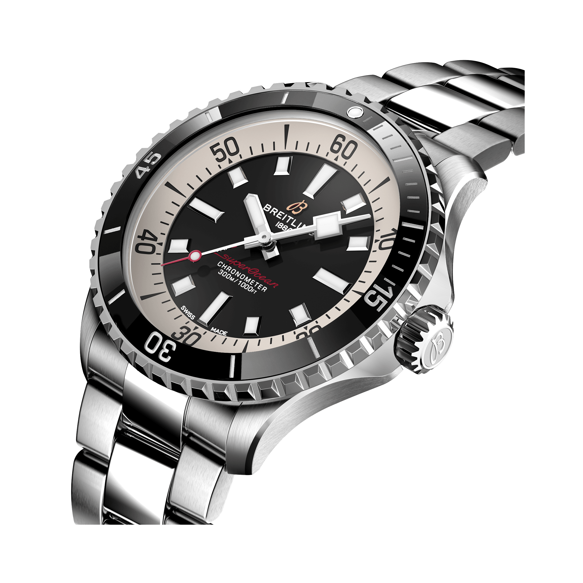 Breitling Superocean Automatic 42 42mm, Black Dial, Arabic & Baton Numerals_3