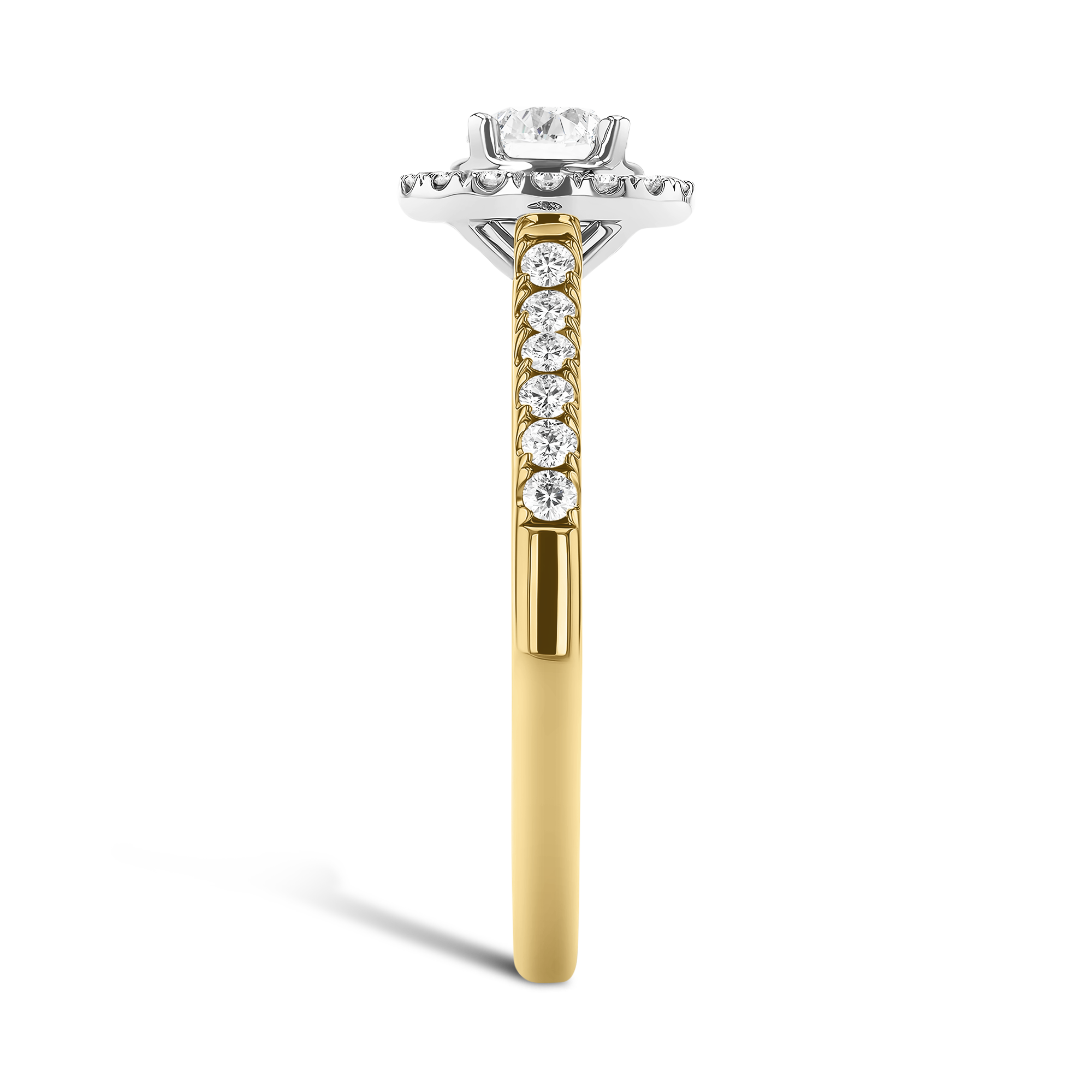 Celestial 0.58ct Brilliant Cut Diamond Cluster Ring Brilliant cut, Claw set_4