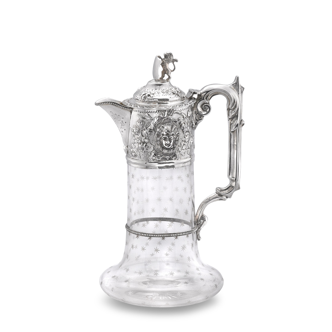 Silver Victorian Claret Jug Hallmarked London_1