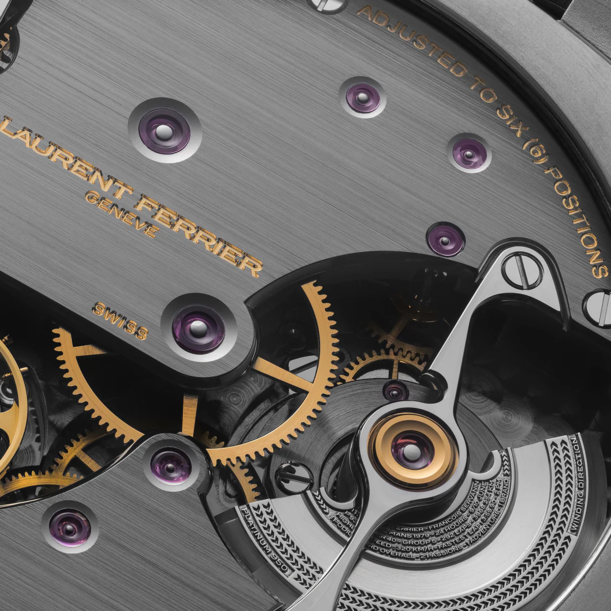 Laurent Ferrier Sport Traveller Slate Grey 42mm, Slate Grey Opaline Dial, Arabic/Baton Numerals_3