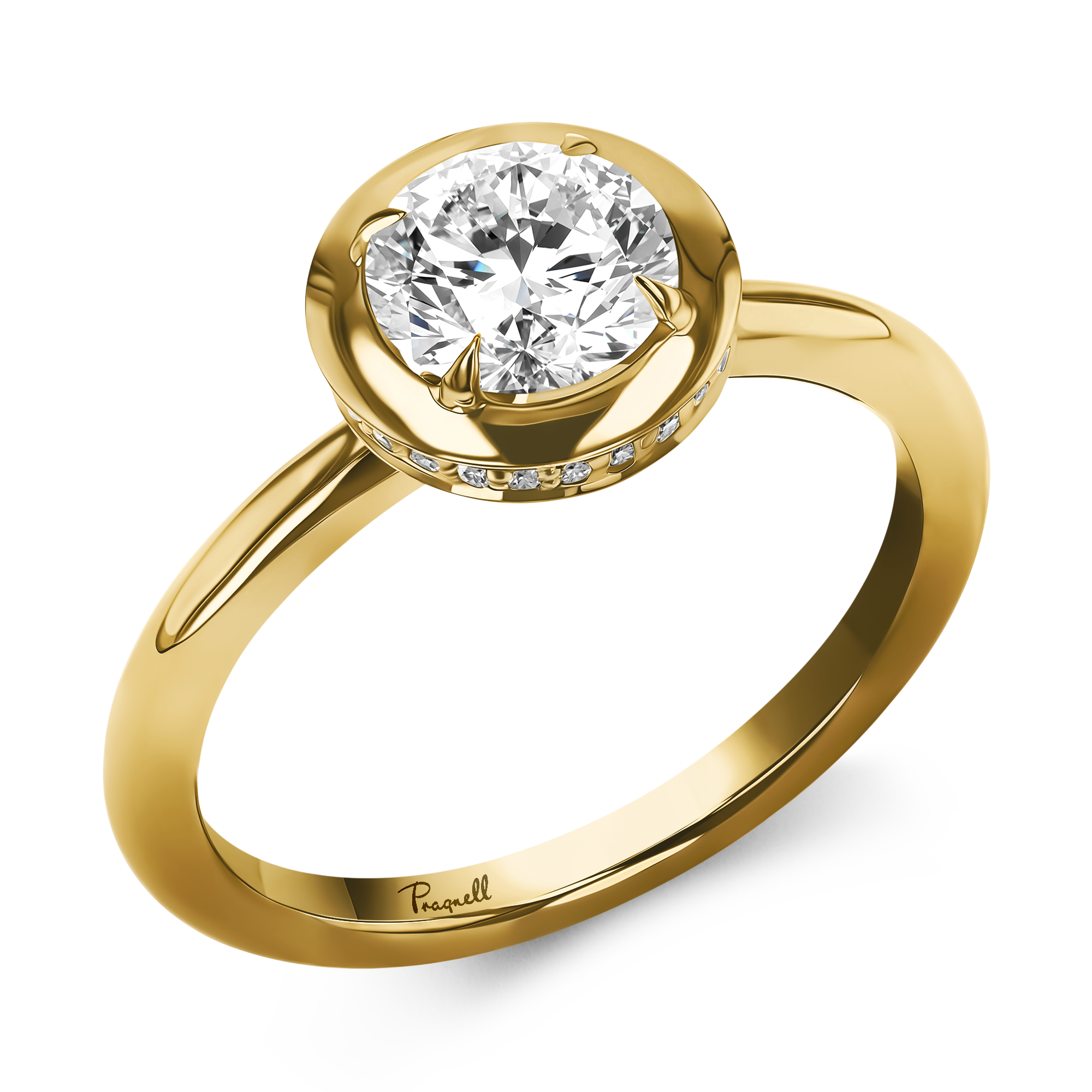 Skimming Stone 0.71ct Brilliant Cut Diamond Ring Brilliant cut, Claw set_1