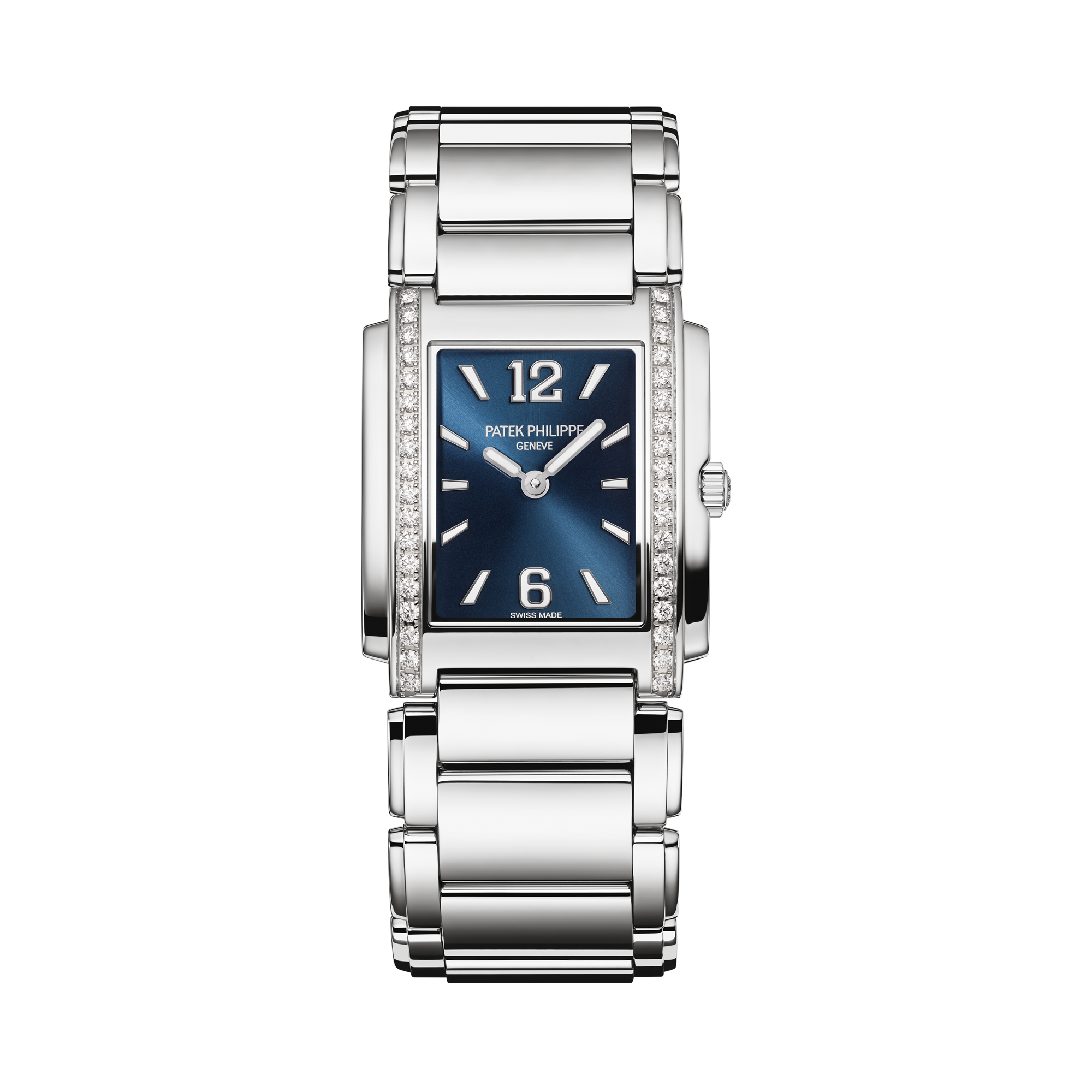 Patek Philippe Twenty~4 25.1mm, Blue Dial, Baton Numerals_1