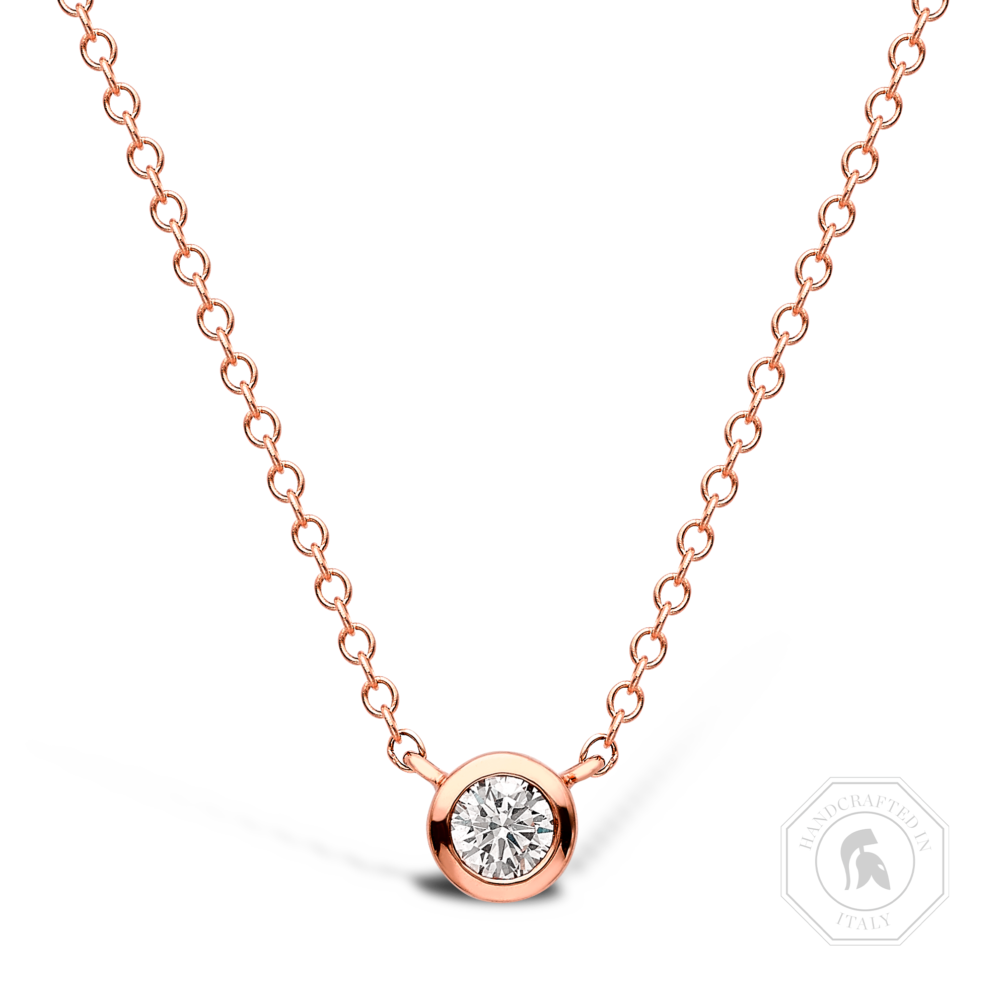 Sundance Diamond Pendant Brilliant Cut, Rubover Set_1