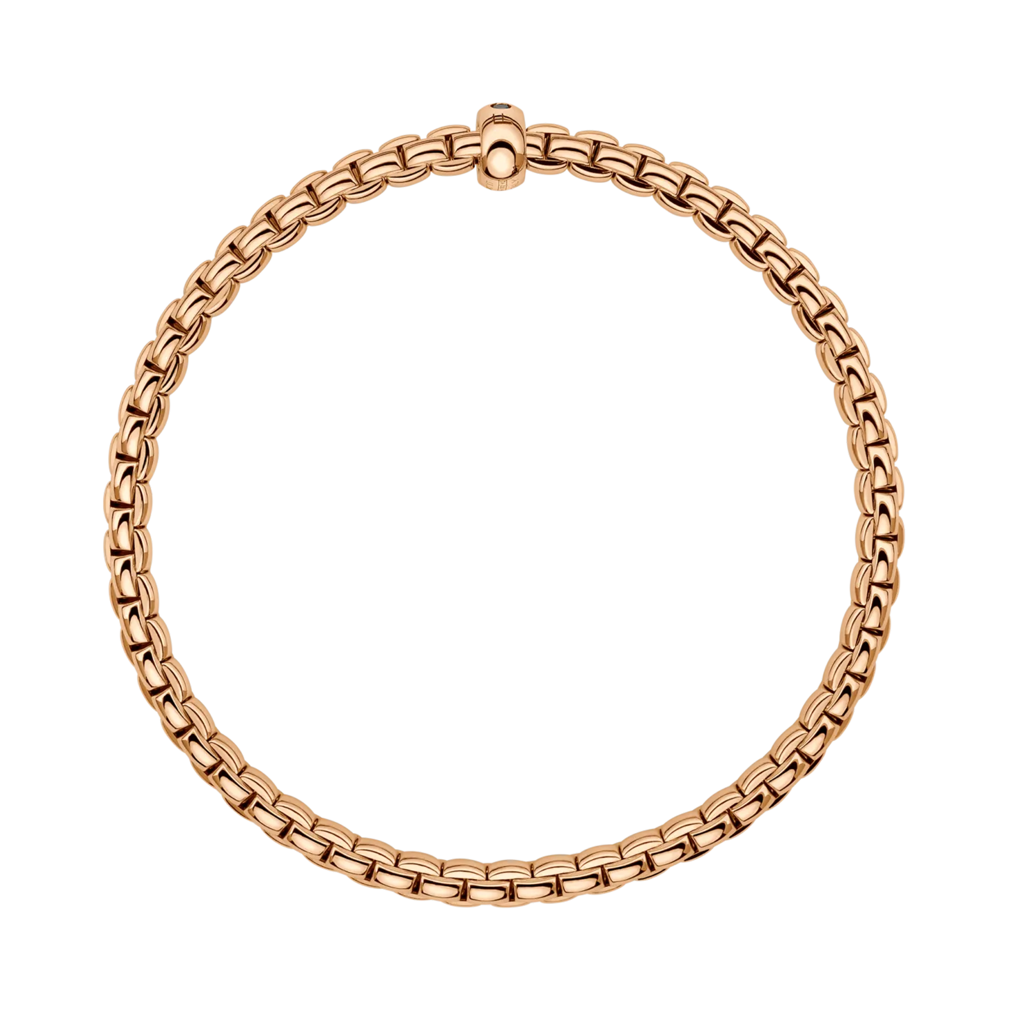 FOPE Eka Flex'it 0.01ct Black Diamond Bracelet Brilliant Cut, Rubover Set_2