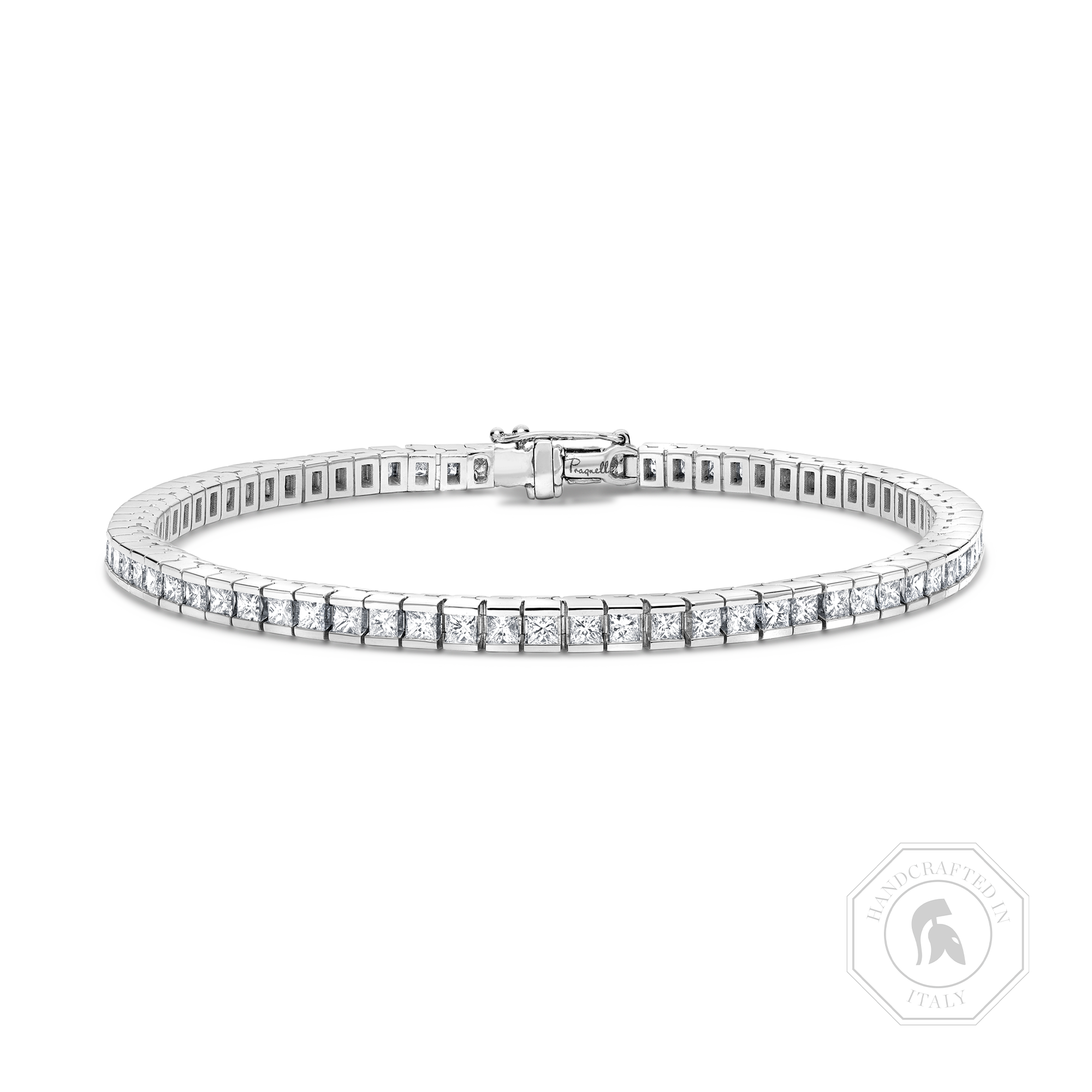 Princess Cut Diamond Line Bracelet Princess Cut, Channel Set_1