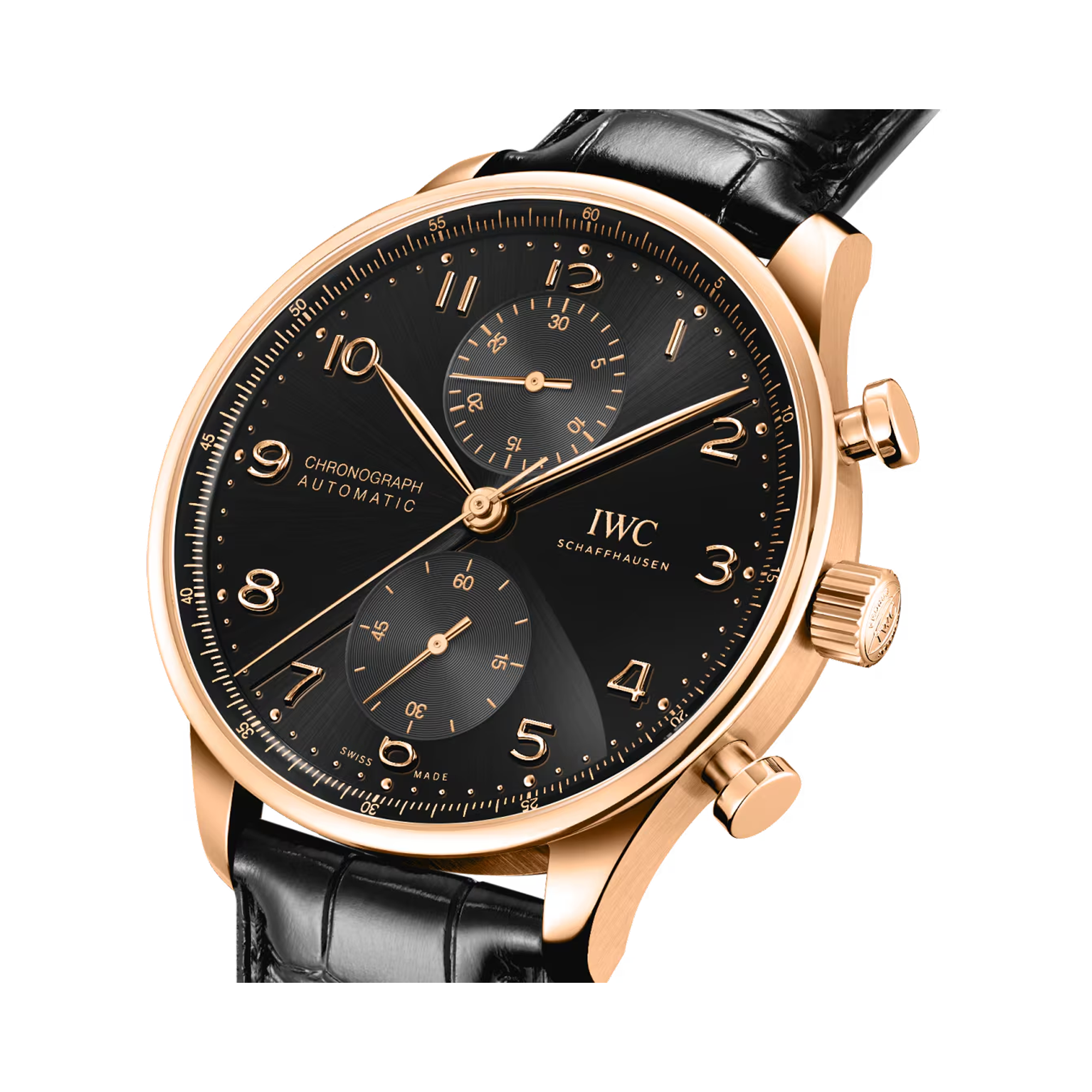 IWC Portugieser Chronograph 41mm, Black Dial, Arabic Numerals_3