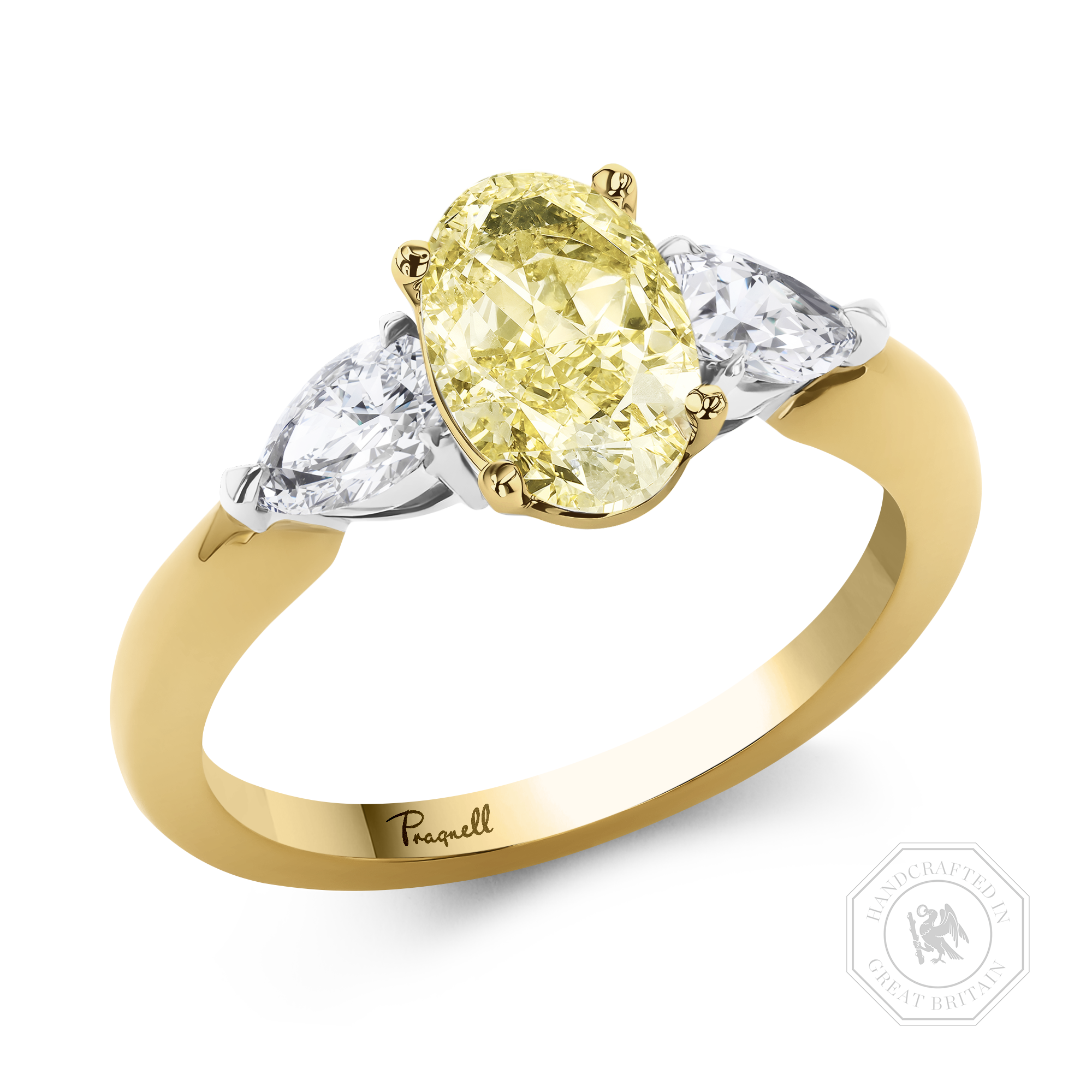 Classic 1.19ct Oval Cut Diamond Three Stone Ring Oval Cut, Claw Set_1