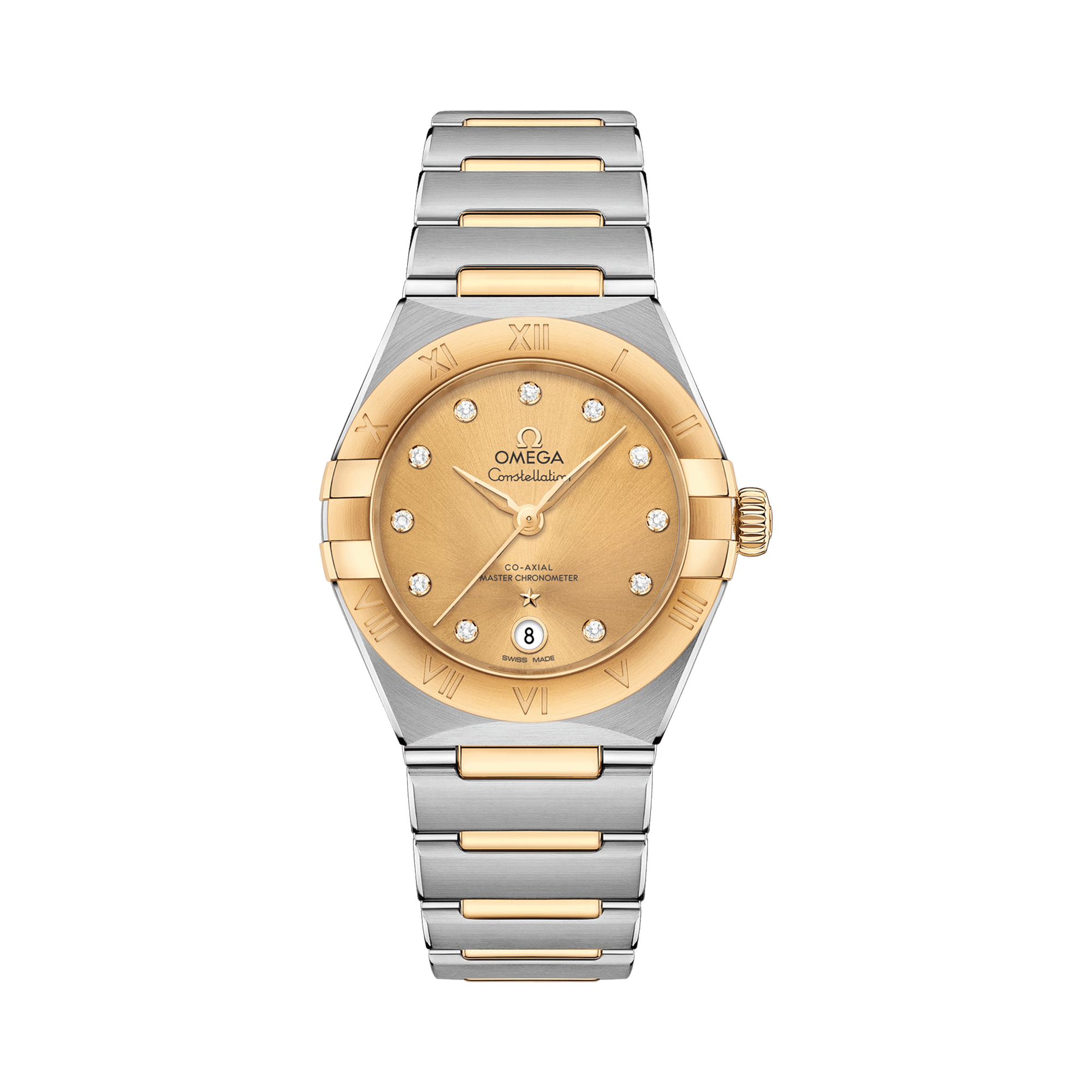 OMEGA Constellation 29mm, Champagne Dial, Diamond Numerals_1