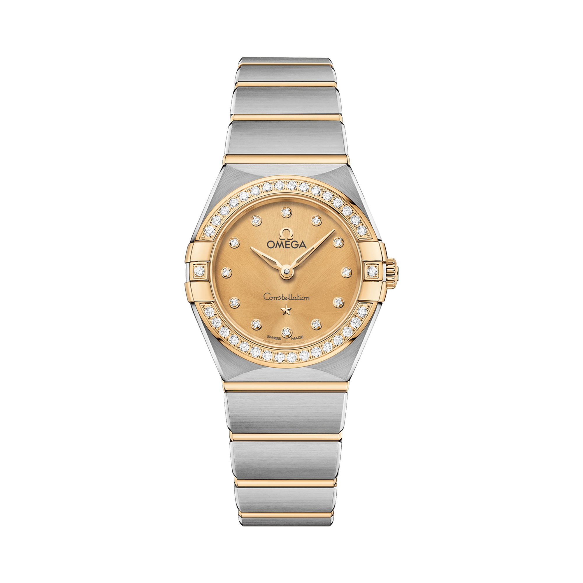 OMEGA Constellation 25mm, Champagne Dial, Diamond Numerals_1