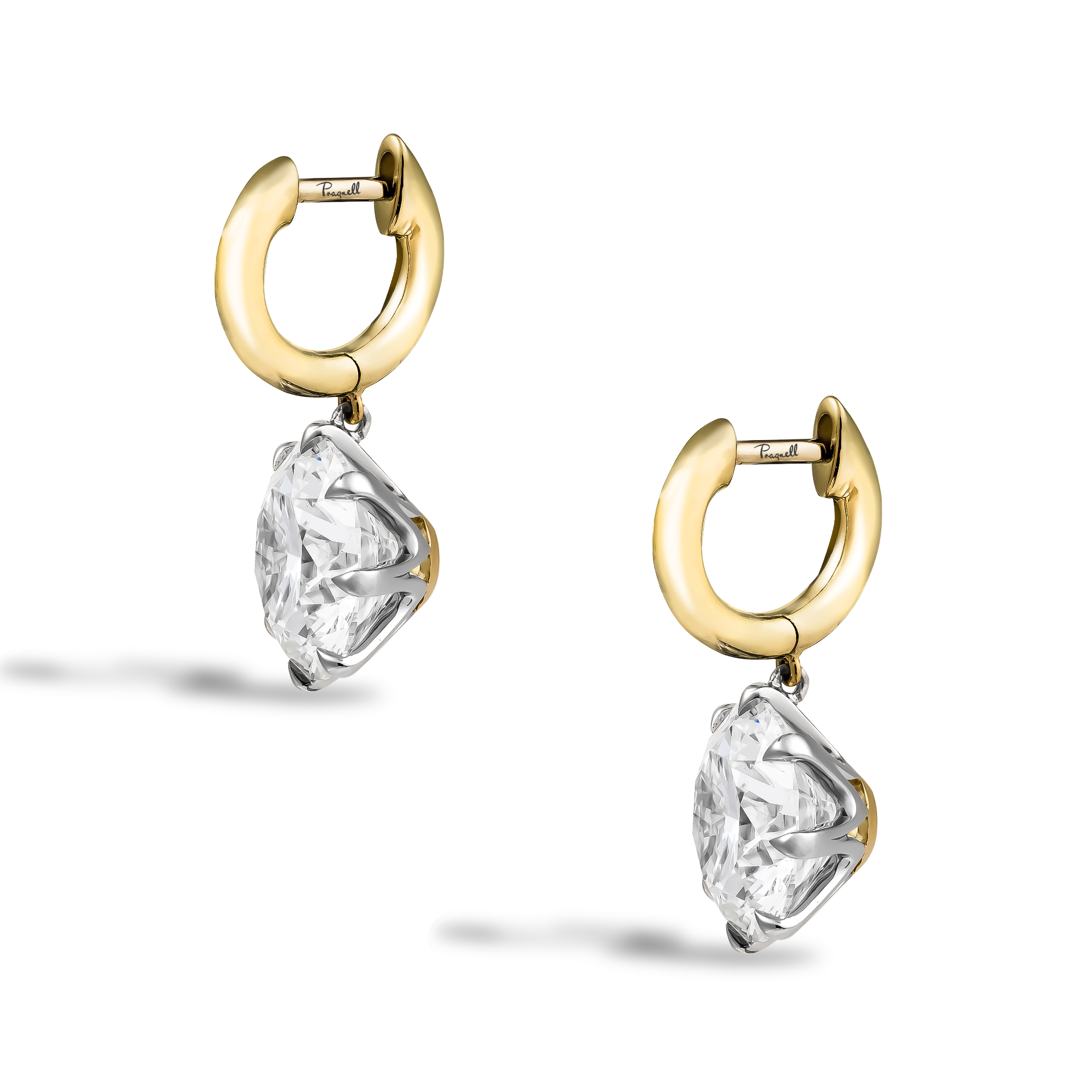Masterpiece Legacy Brilliant Cut 8.35ct Diamond Earrings Brilliant cut, Claw set_3