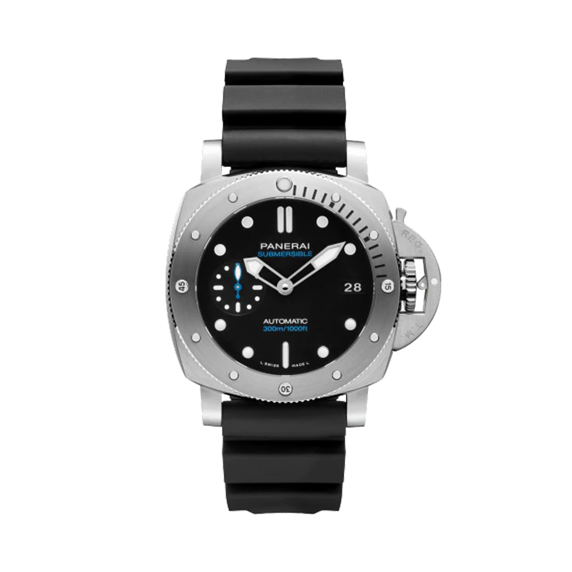 Panerai Submersible 42mm 42mm, Black Dial, Baton Numerals_1