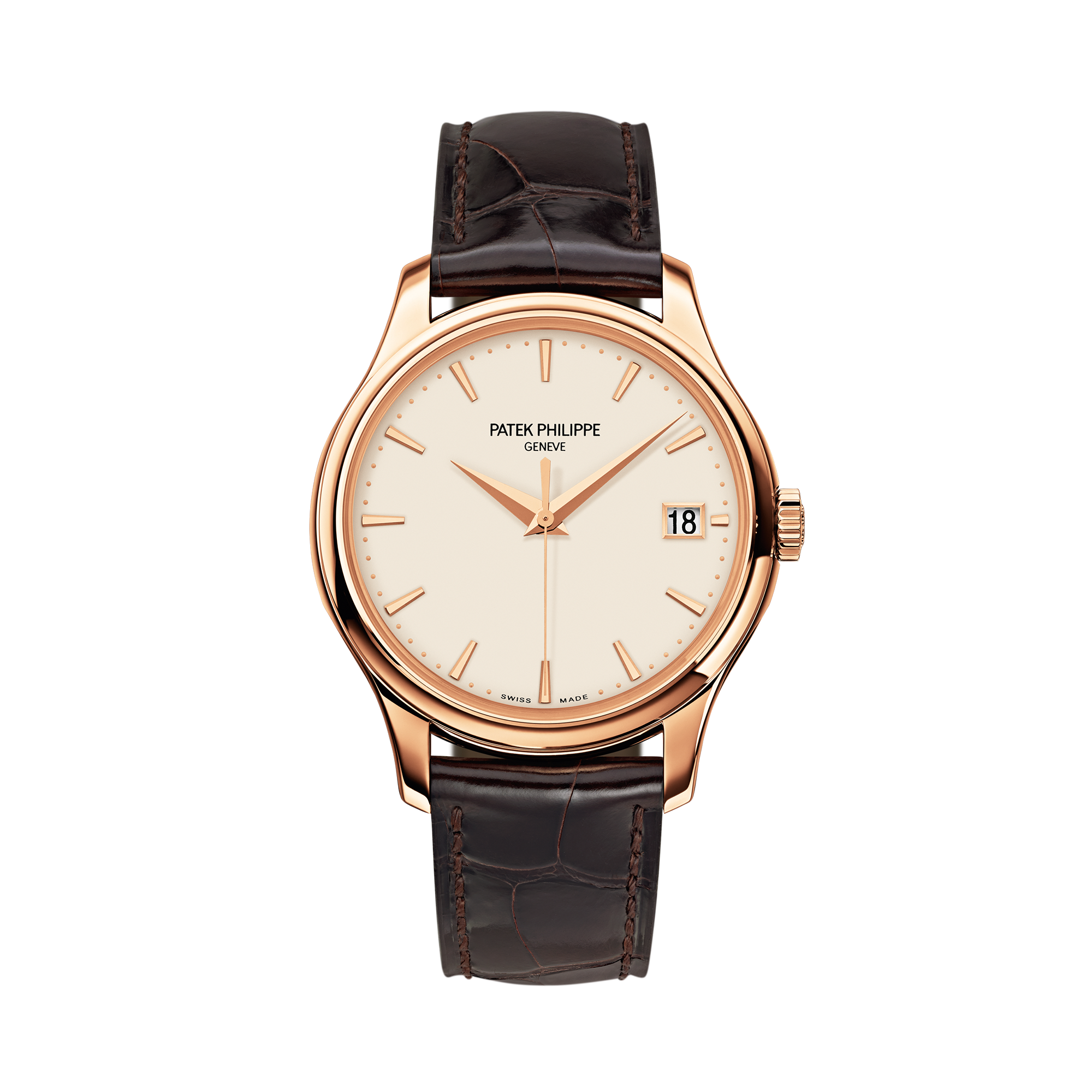 Patek Philippe Calatrava 39mm, Cream Dial, Baton Numerals_1