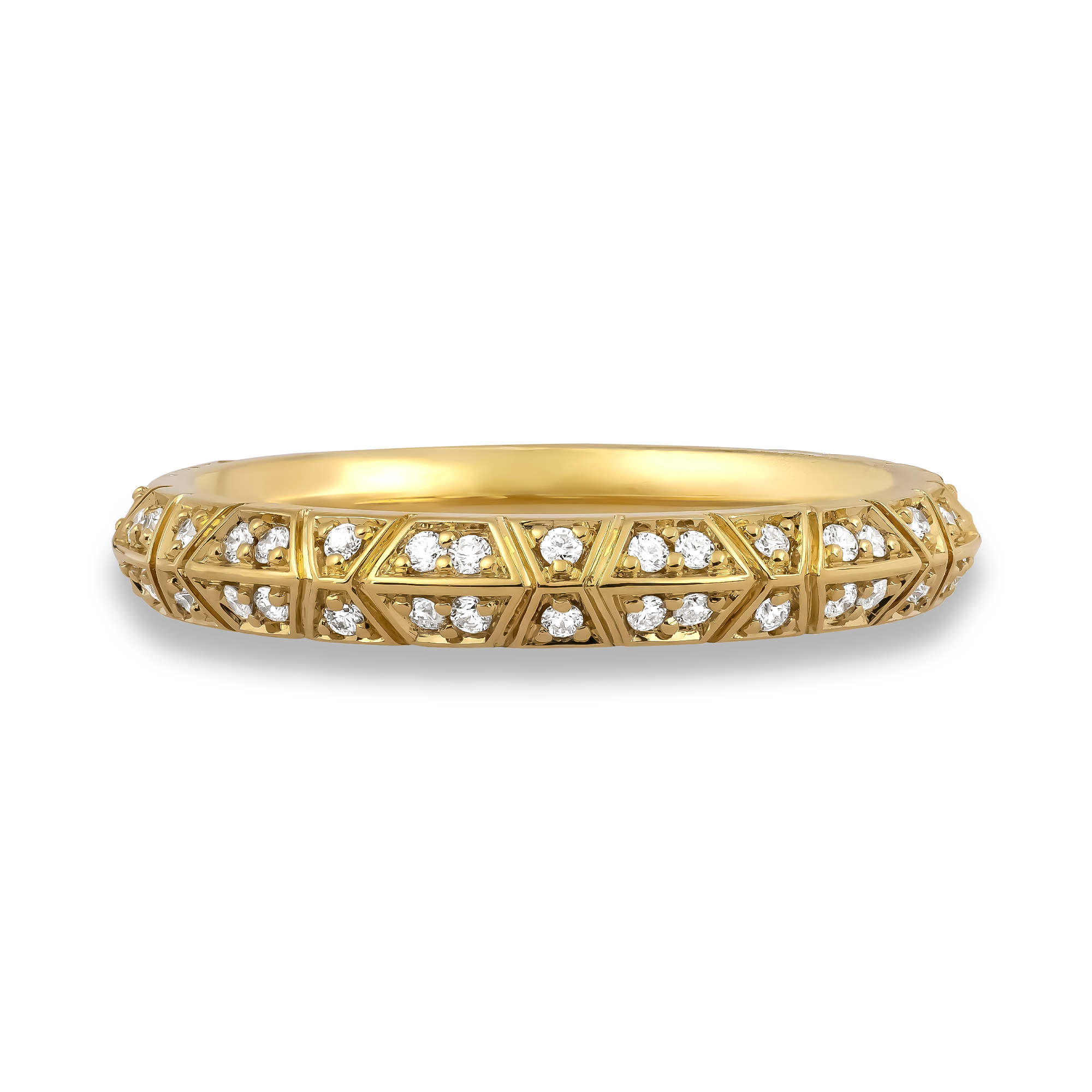 Origins Large Diamond Set Ring Brilliant cut, Claw set_2