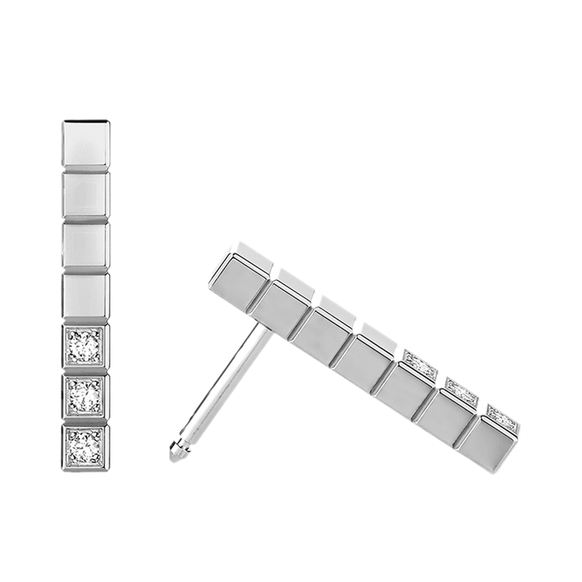 Chopard Ice Cube Diamond Earrings Brilliant cut, Claw set_2