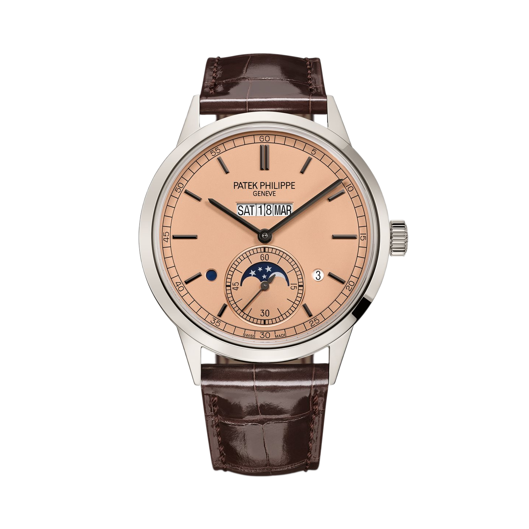 Patek Philippe Grand Complications 41.3mm, Salmon Dial, Baton Numerals_1