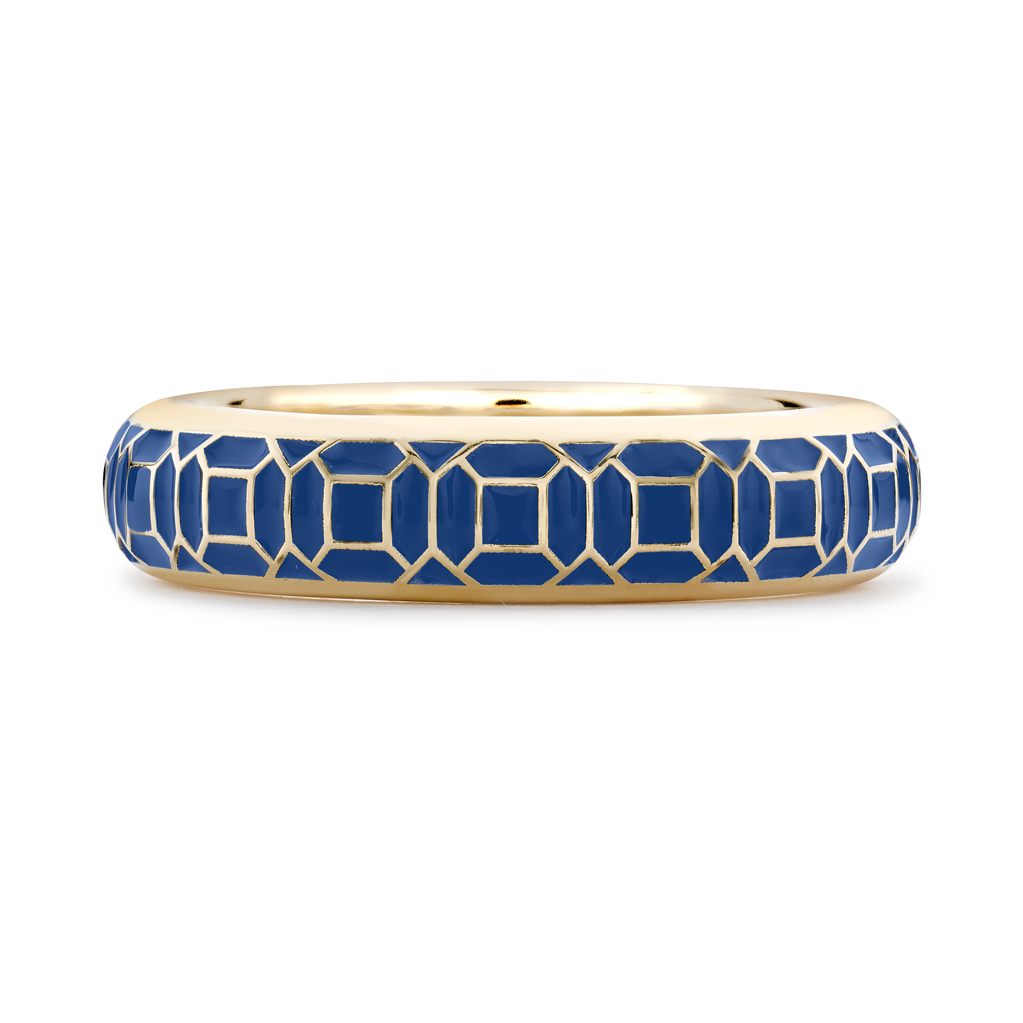 Revival Royal Blue Enamel Ring _2