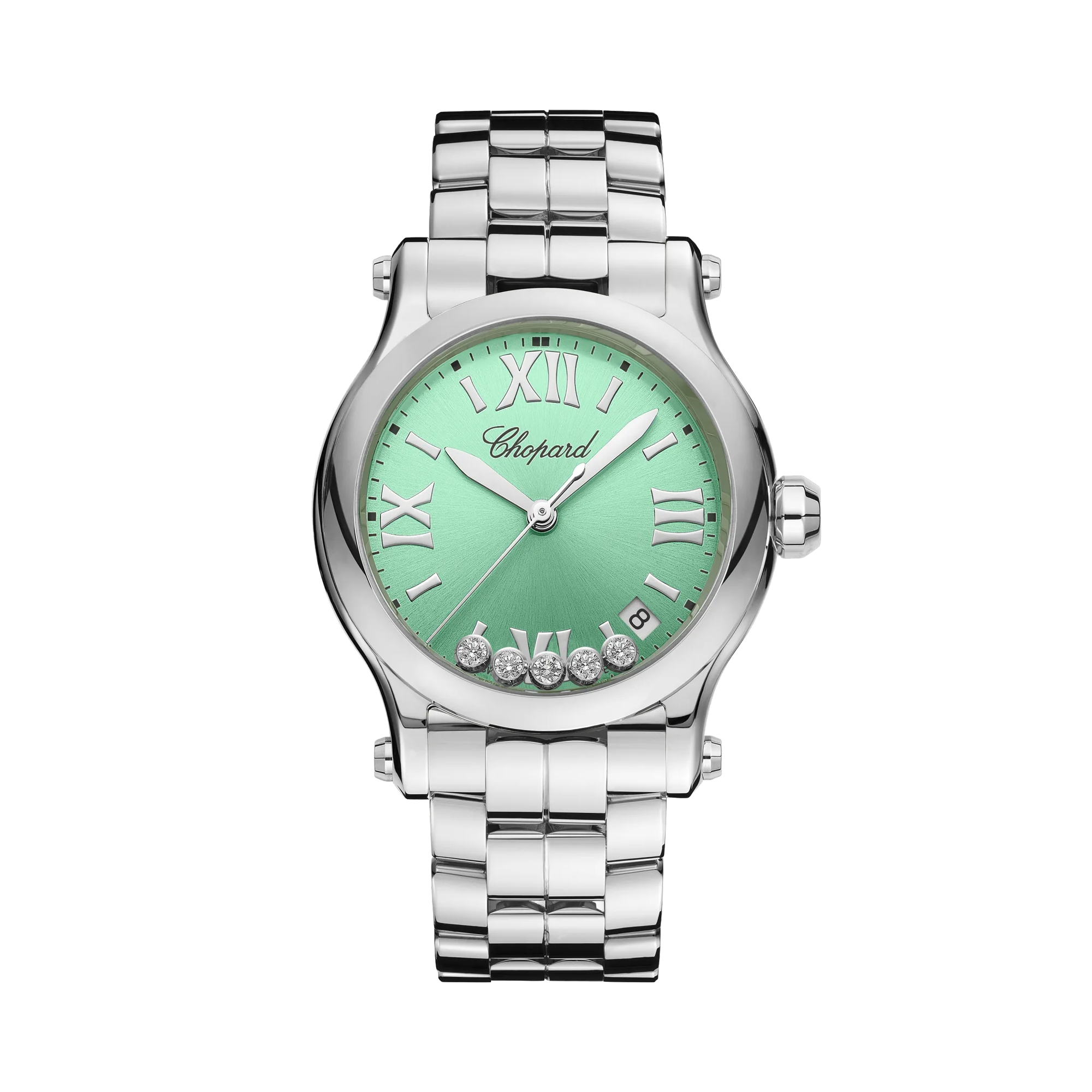 Chopard Happy Sport 30mm, Green Dial, Roman and Baton Numerals_1