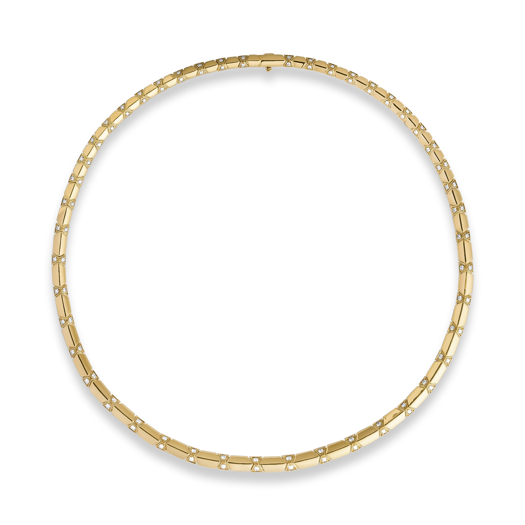 Origins Diamond Set Necklace Brilliant Cut, Grain Set_3